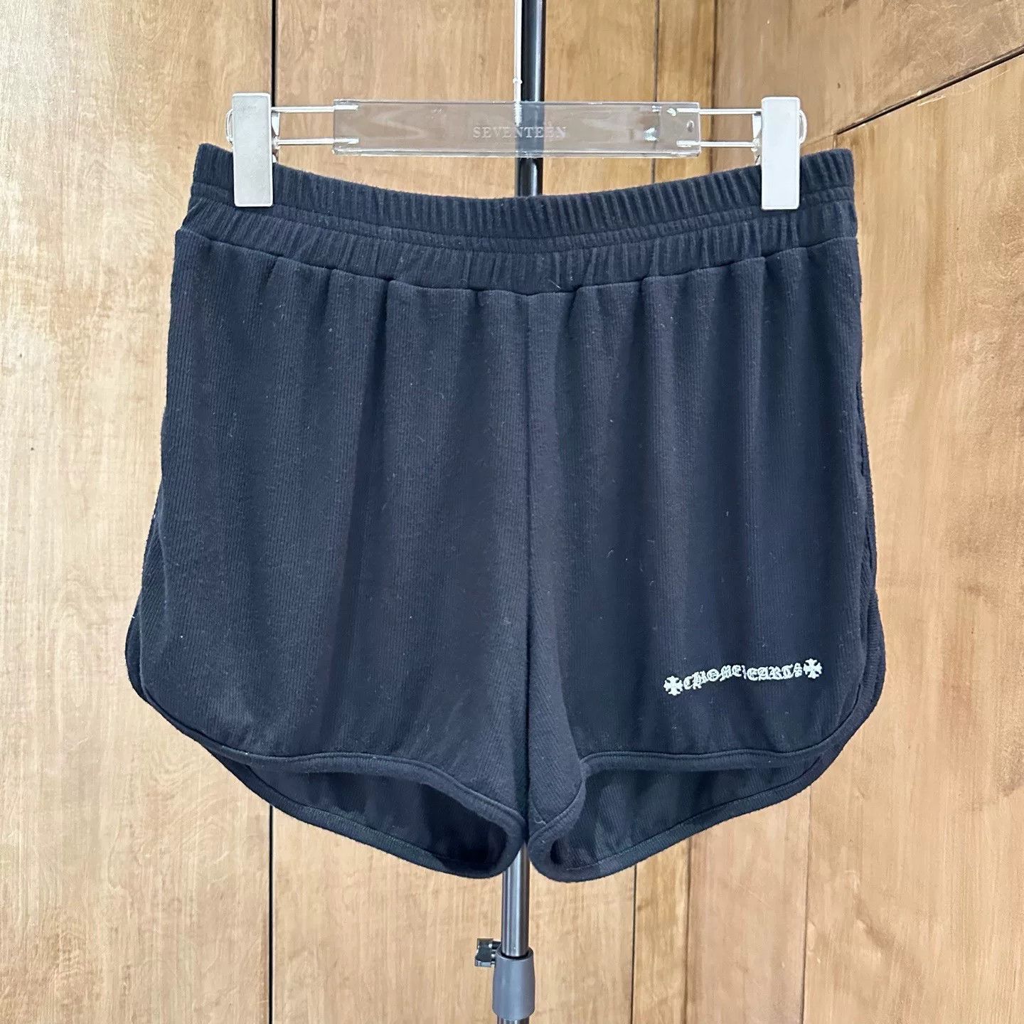 Chrome Hearts Chrome Hearts Embroidered Cotton Black Shorts M Men Size US 32 / EU 48 - 1 Thumbnail