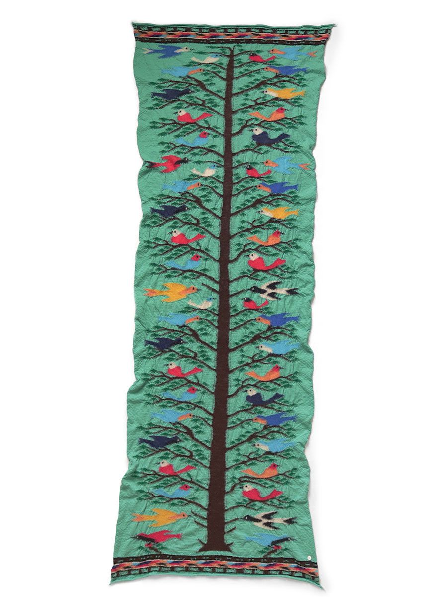 Kapital Kapital wool BIRD TREE scarf Size ONE SIZE - 2 Thumbnail