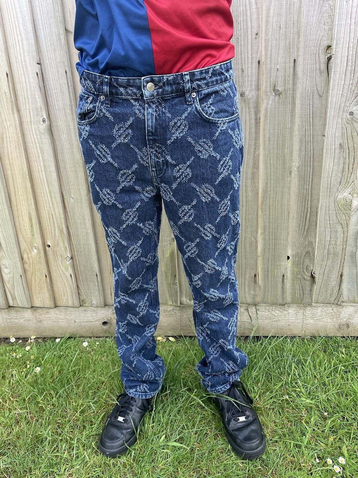 Daily Paper Daily Paper Monogram Jeans W34 L30 Size 34" / US 12 / IT 48 - 3 Thumbnail