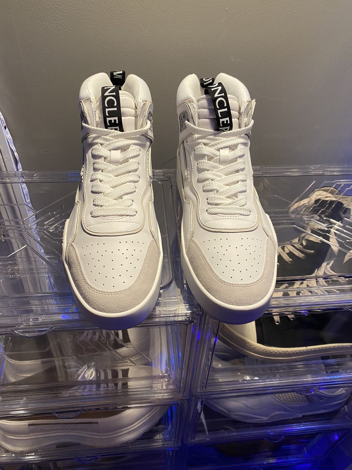 image of Moncler Promyx Shoes in White, Men's (Size 13)