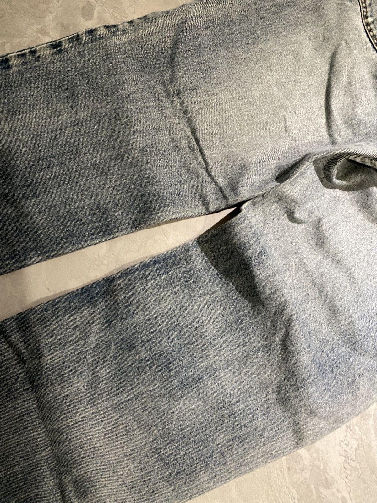 Japanese Brand Slim Fit Washed Denim Classic Fade Everyday Drip Size US 33 - 7 Thumbnail