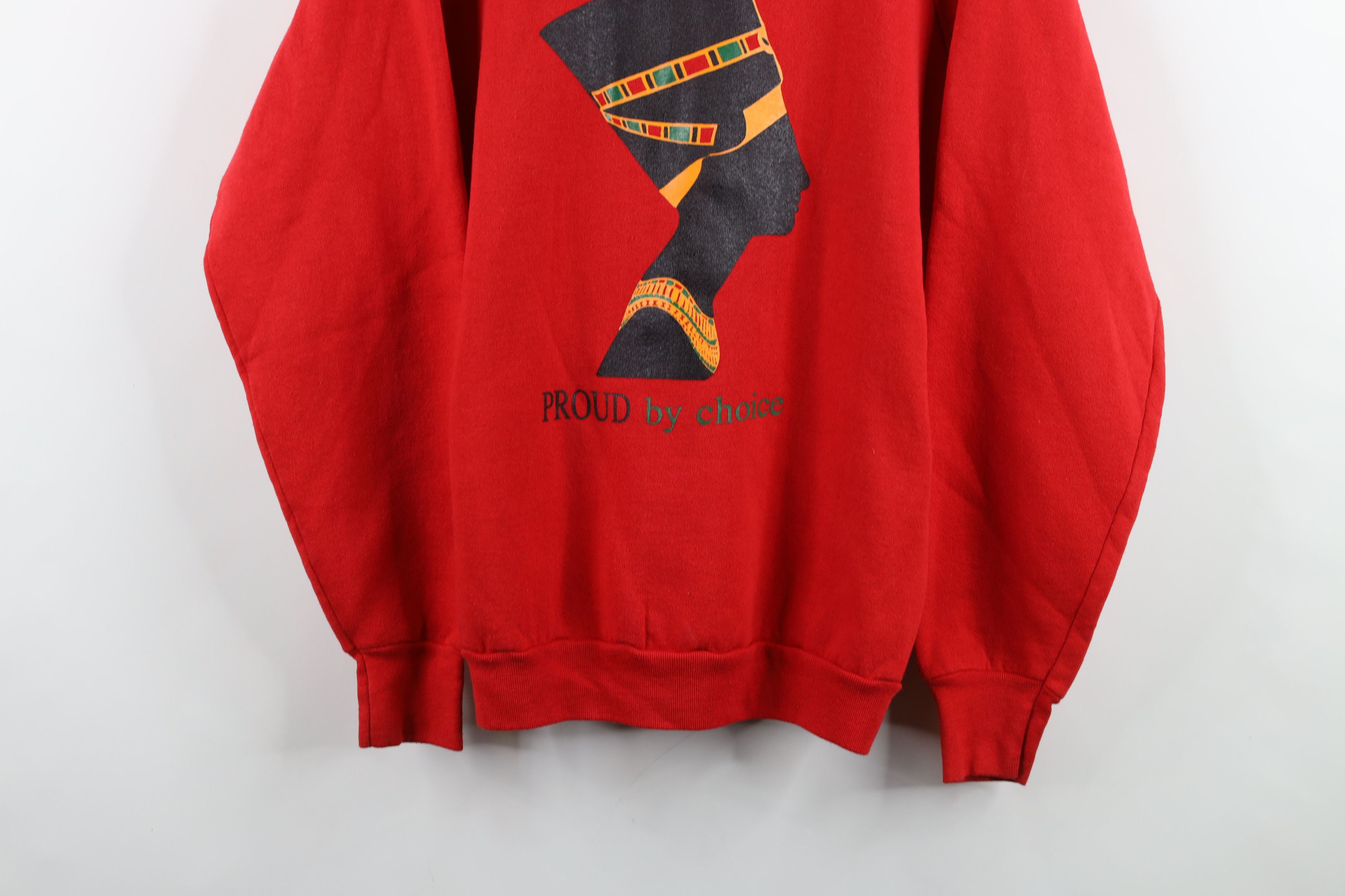 Vintage Vintage 90s Streetwear Nature Proud By Choice Sweatshirt USA Size L / US 10 / IT 46 - 3 Thumbnail
