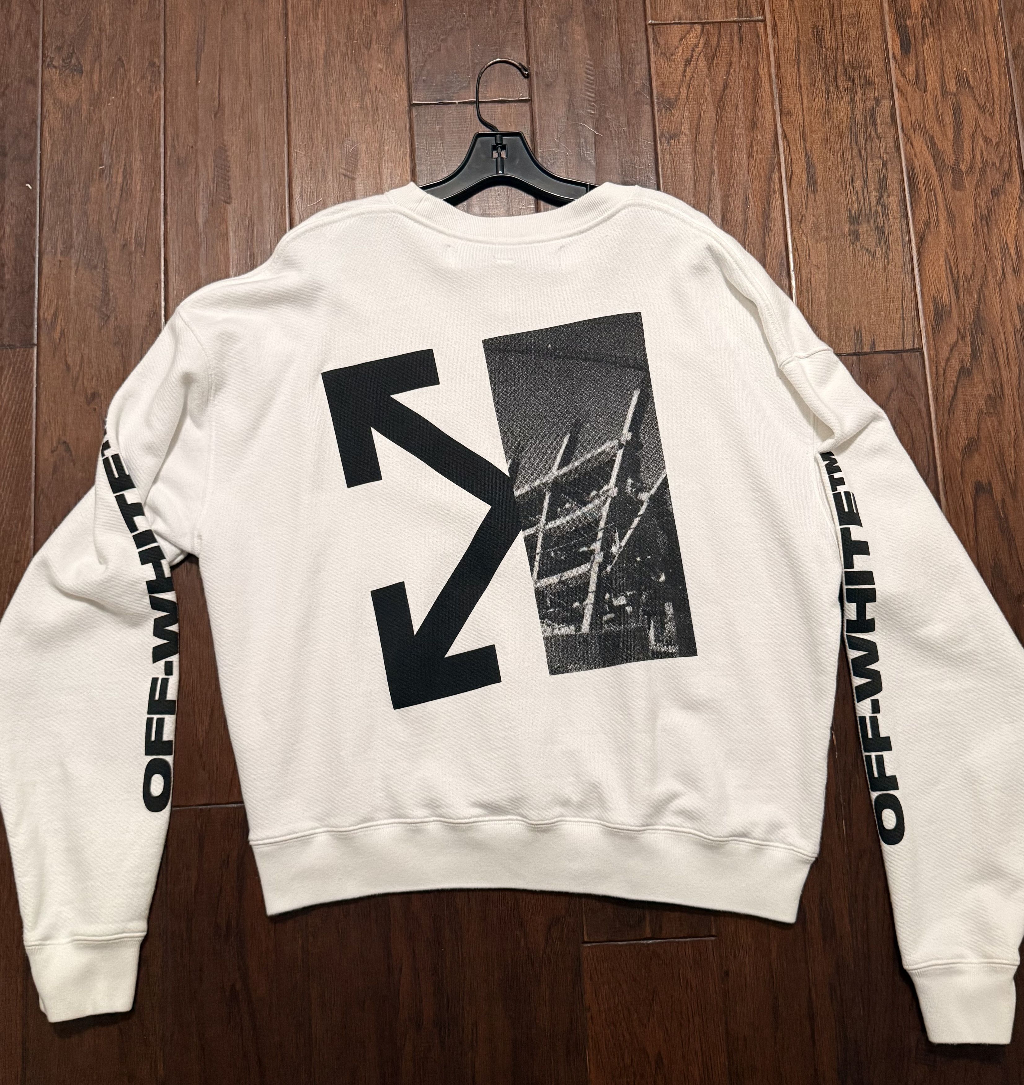 Off-White OFF WHITE Splitting Arrows Crewneck Sweater Size US L / EU 52-54 / 3 - 1 Thumbnail