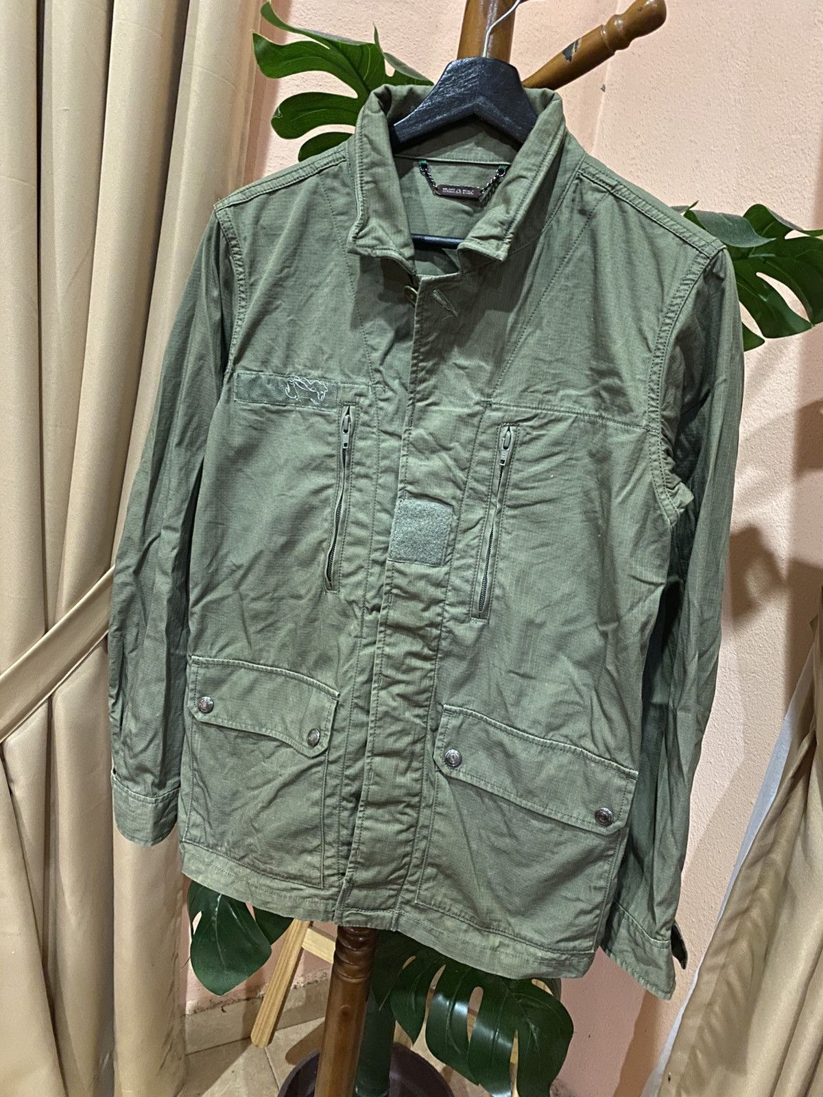 monkey time Monkey Time United Arrows Olive Green Military-Style Utility Size US S / EU 44-46 / 1 - 2 Thumbnail