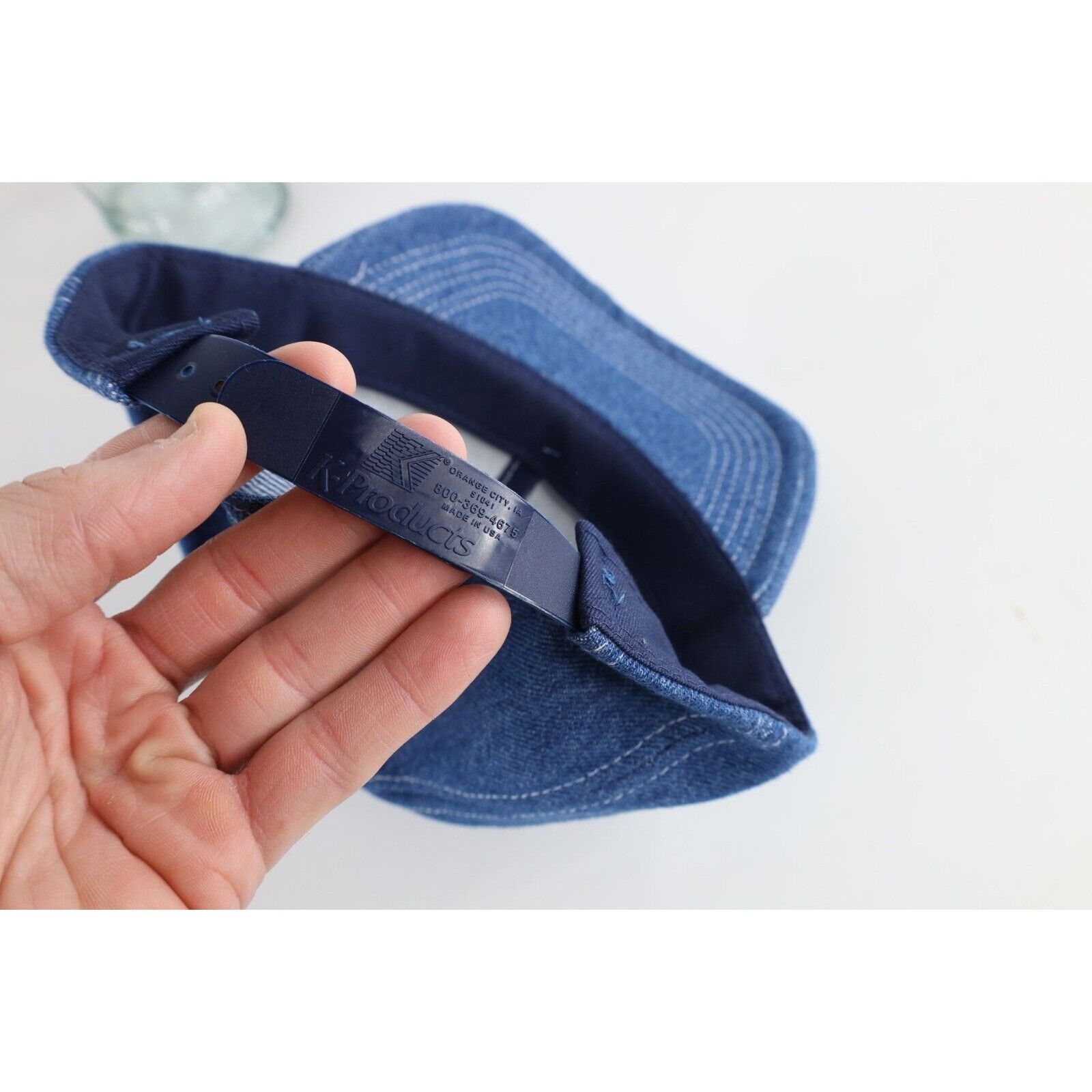 Vintage Deadstock Vintage 80s 90s K Products Nutrition Denim Hat Size ONE SIZE - 7 Thumbnail
