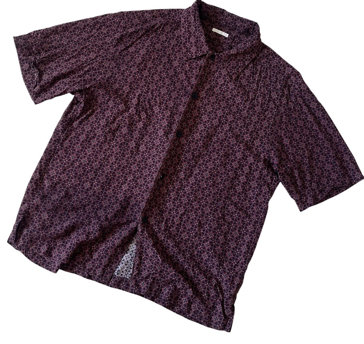 GU GU flowy traditional printed boxy open collar shirt Size US M / EU 48-50 / 2 - 2 Thumbnail