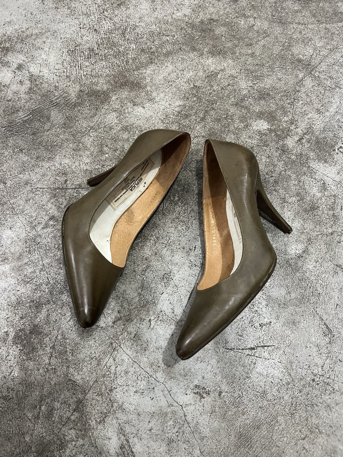 Maison Margiela Maison Margiela Replica Women Pump Nanny Goatskin Heels Size US 8 / IT 38 - 4 Thumbnail