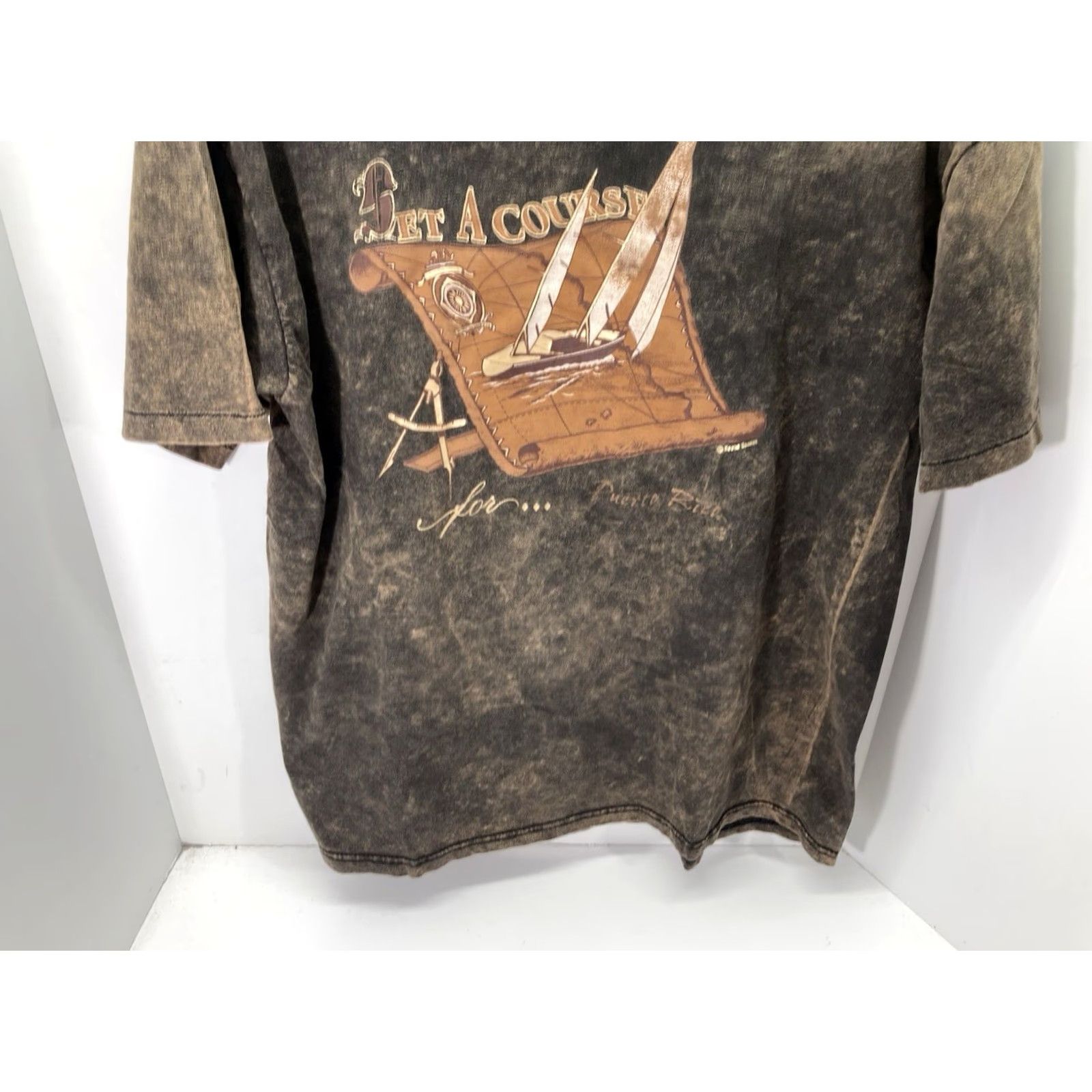 Vintage VINTAGE Puerto Rico Shirt TShirt Men M Brown Short Sleeve Stitch USA Mens Size US M / EU 48-50 / 2 - 3 Thumbnail