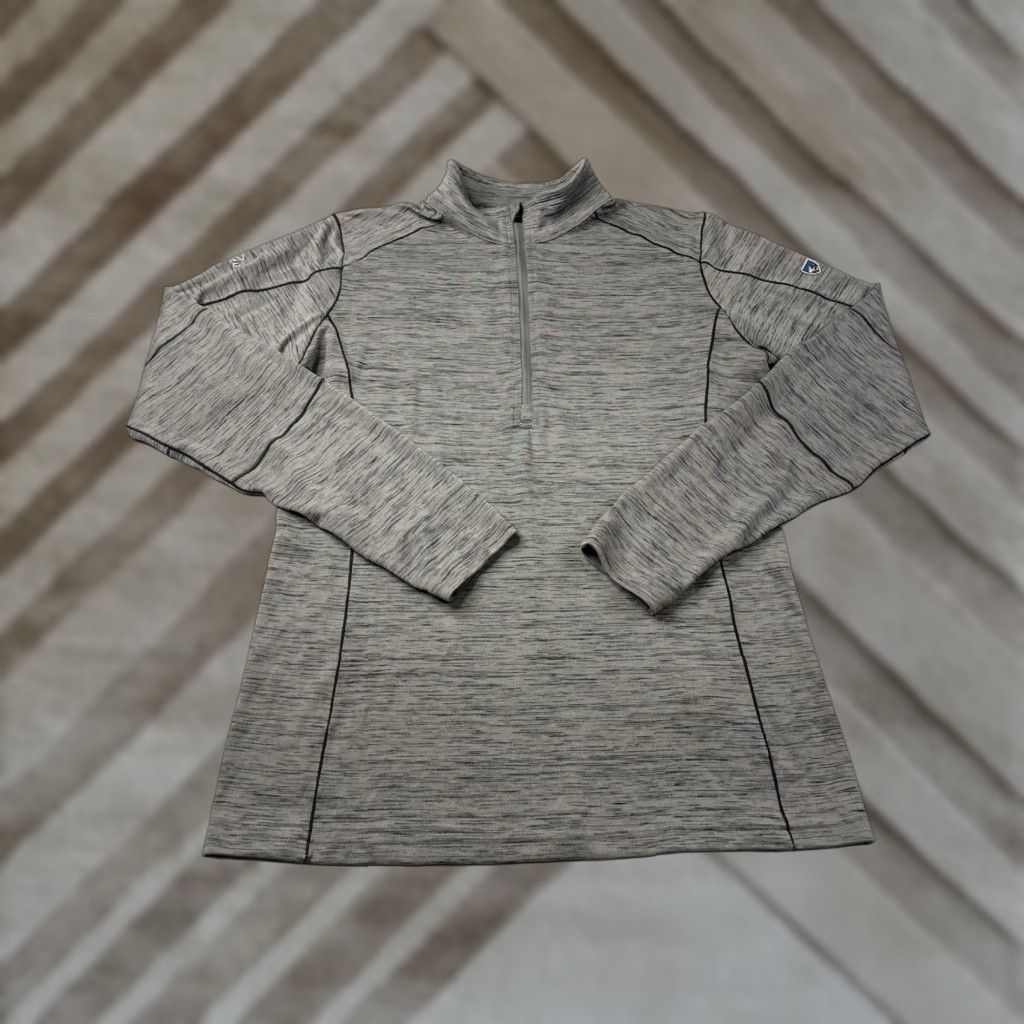 Vintage Kuhl Alloy Men's 1/4 Zip Pullover Gray Lightweight Medium STOWE Vermont Size US M / EU 48-50 / 2 - 1 Thumbnail