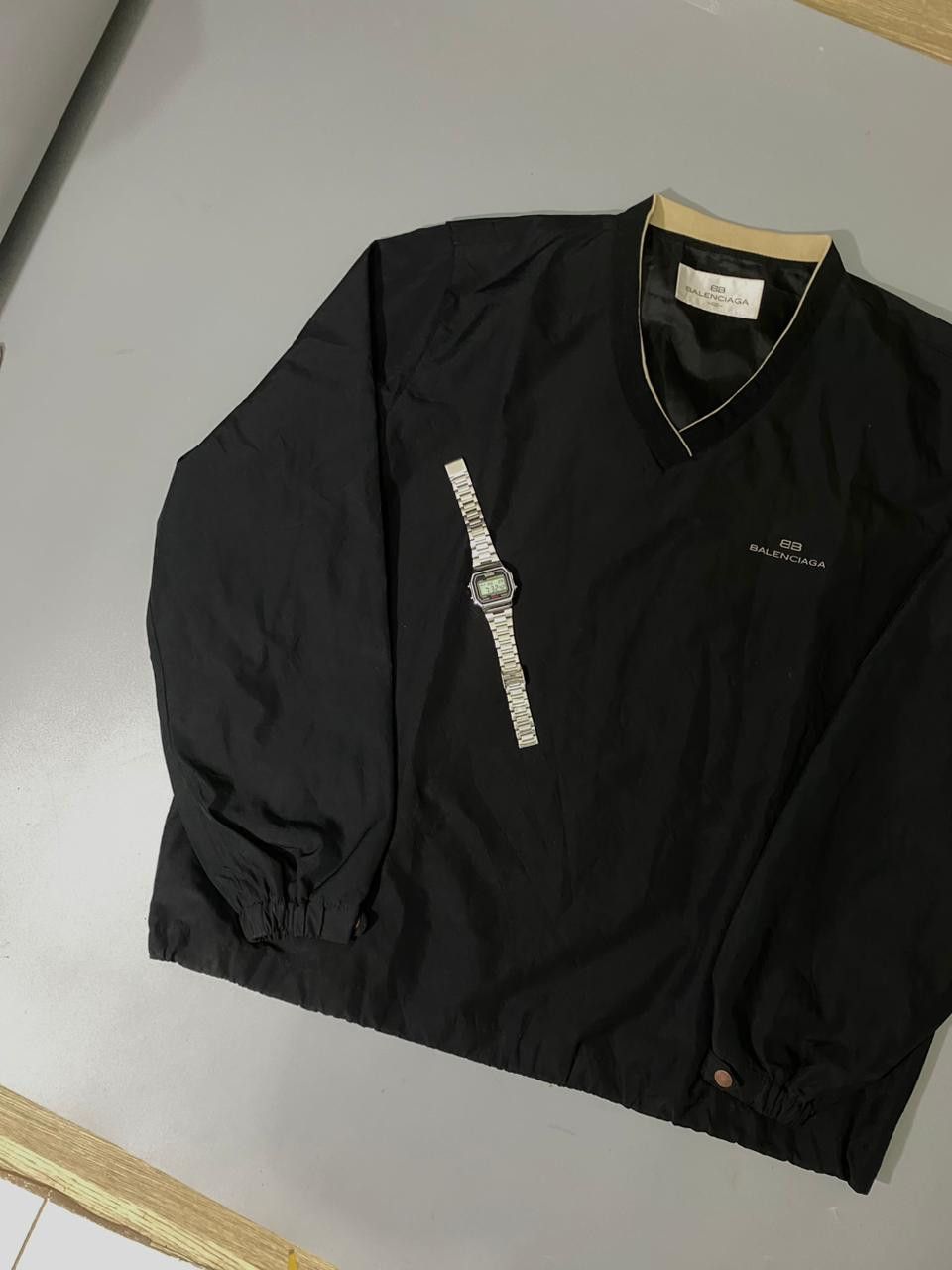 Balenciaga 💥All Black💥Balenciaga Track Sweatshirt Size US L / EU 52-54 / 3 - 4 Thumbnail
