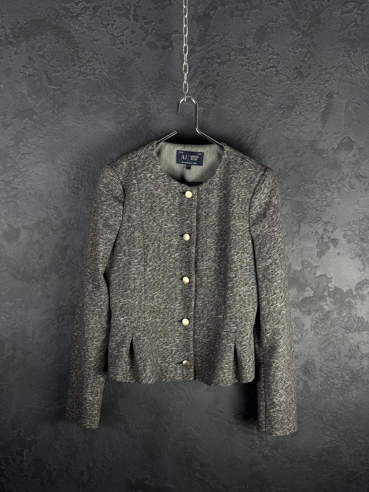 Armani × Armani Collezioni × Vintage Armani Jeans Giorgio Wool Blend Blazer Vintage Womens 44 Size M / US 6-8 / IT 42-44 - 1 Thumbnail