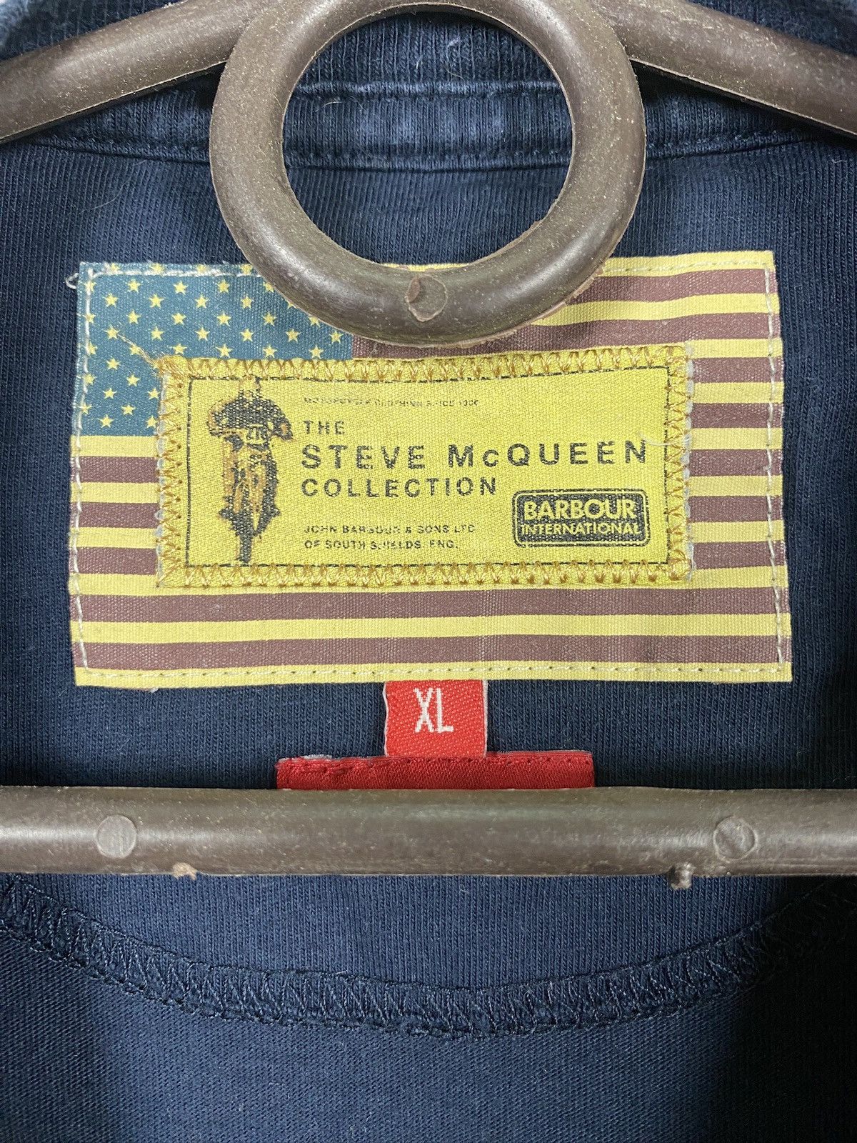 Barbour × Vintage Men’s Barbour Steve McQueen T-Shirt Luxury Size XL Size US XL / EU 56 / 4 - 5 Thumbnail