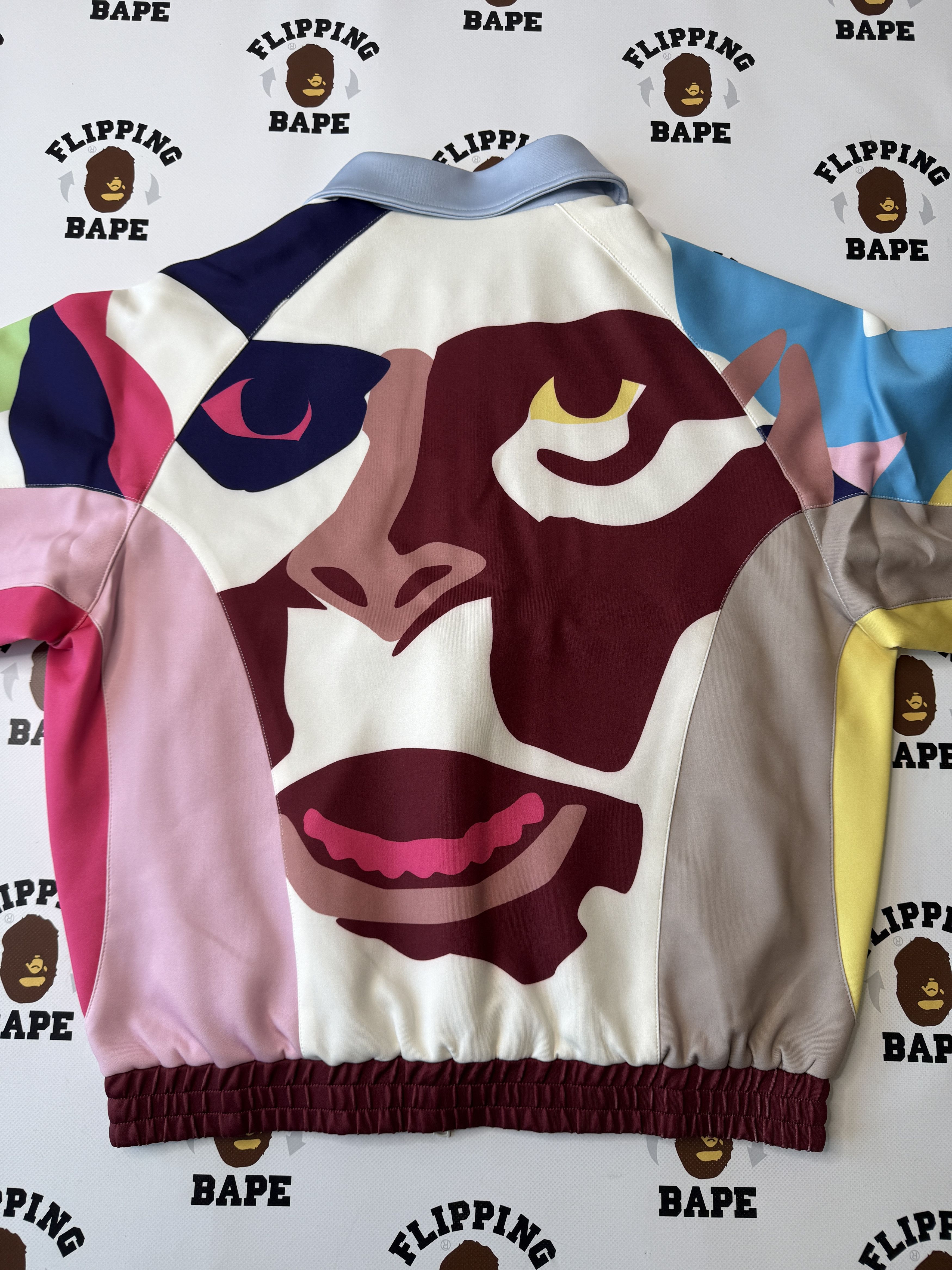 Bape × KidSuper BAPE X KIDSUPER PATCHWORK TRACK JACKET Size US M / EU 48-50 / 2 - 3 Thumbnail