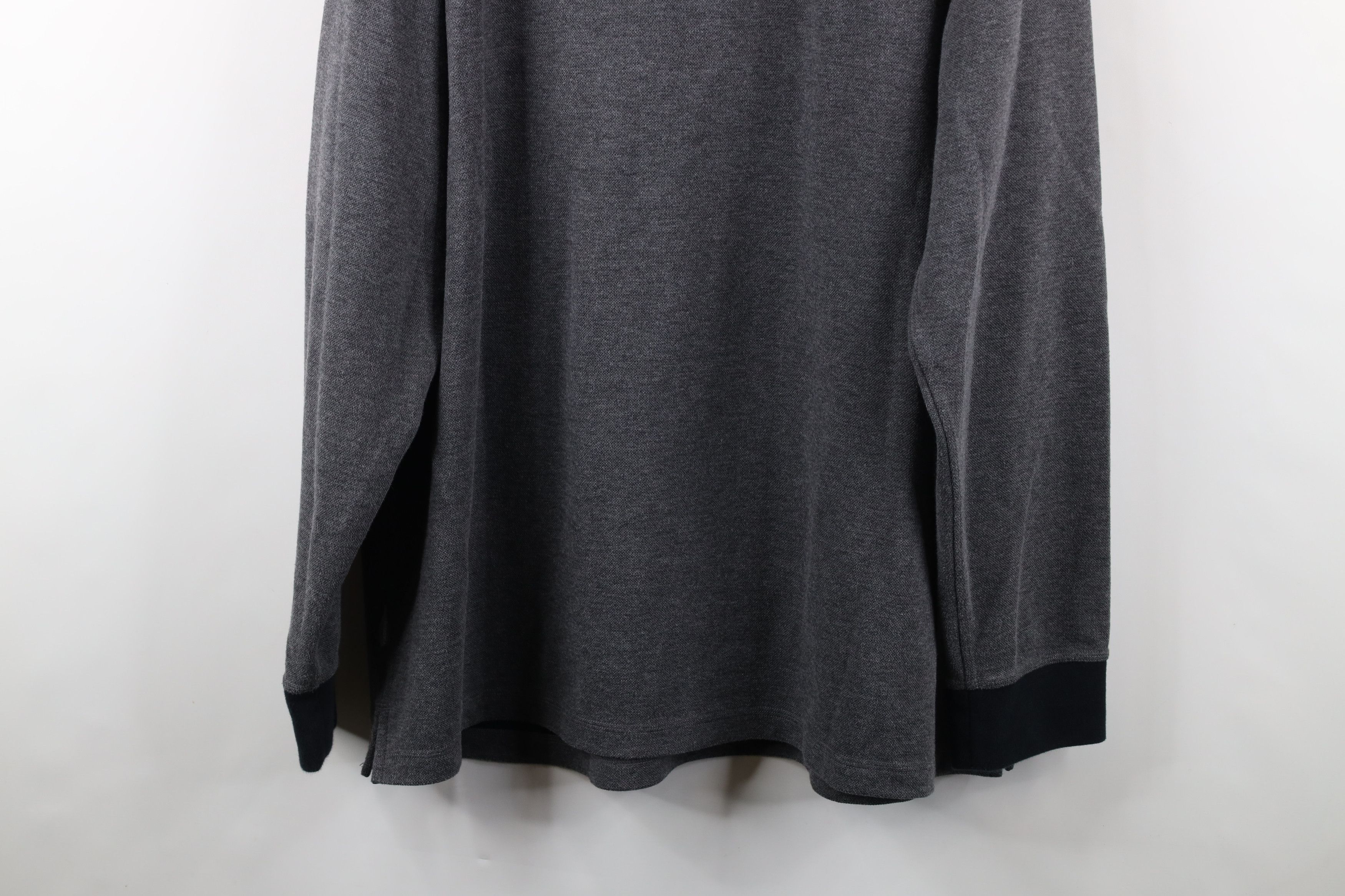 Duluth Trading Company × Vintage Duluth Trading Co Knit Henley Hoodie Sweatshirt Gray Size US XL / EU 56 / 4 - 15 Thumbnail
