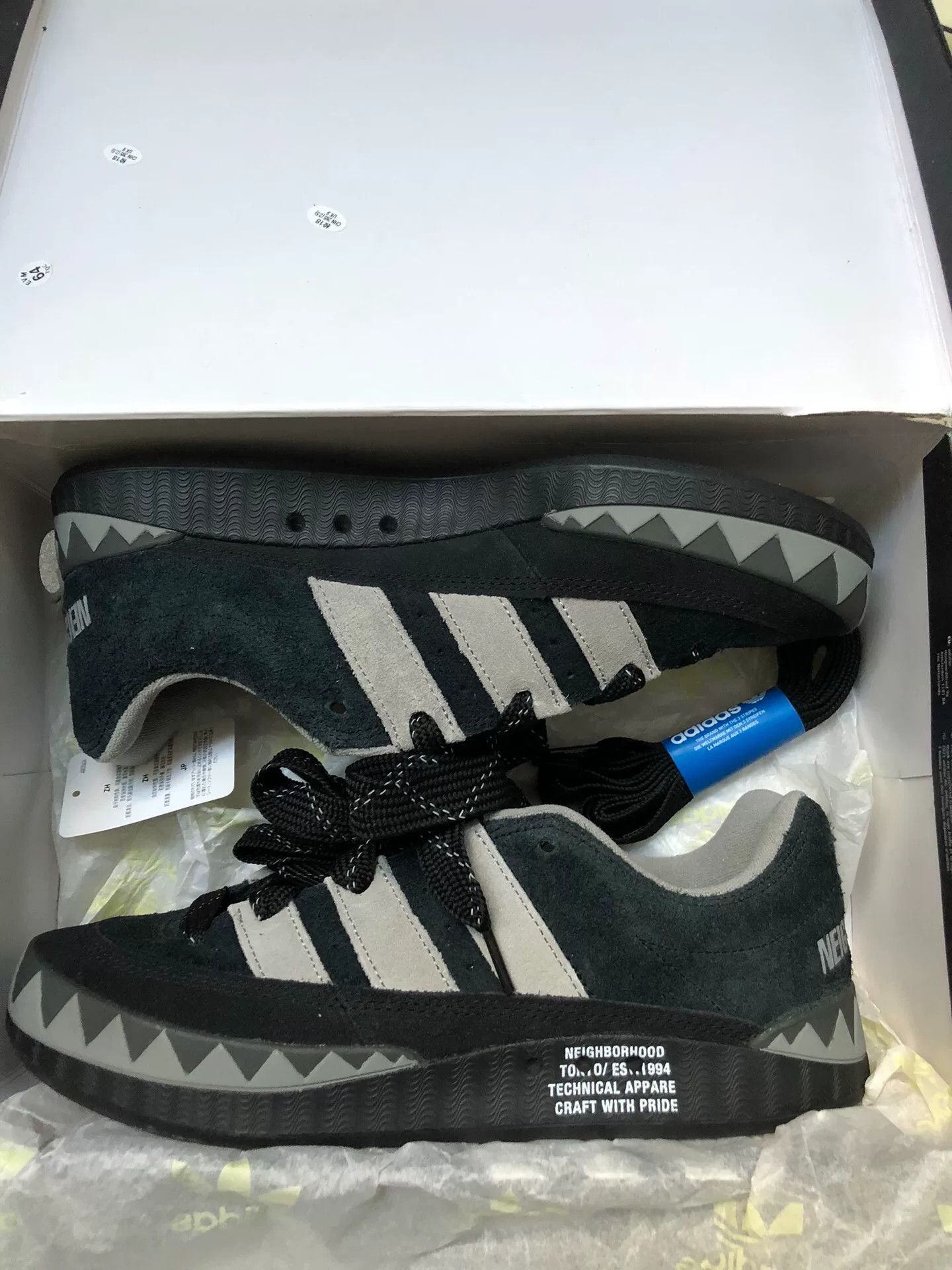 nbhd adidas humanmade adimatic retro sneakers