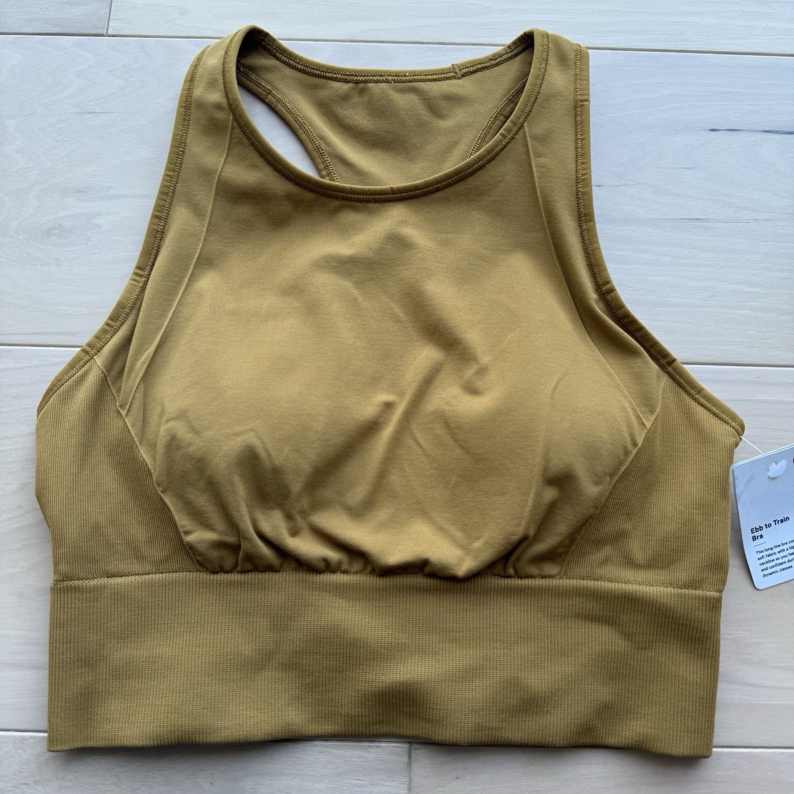 Lululemon Lululemon EBB to Train Bra 6 Dark Khaki Yoga Vent Surge Size M / US 6-8 / IT 42-44 - 3 Thumbnail