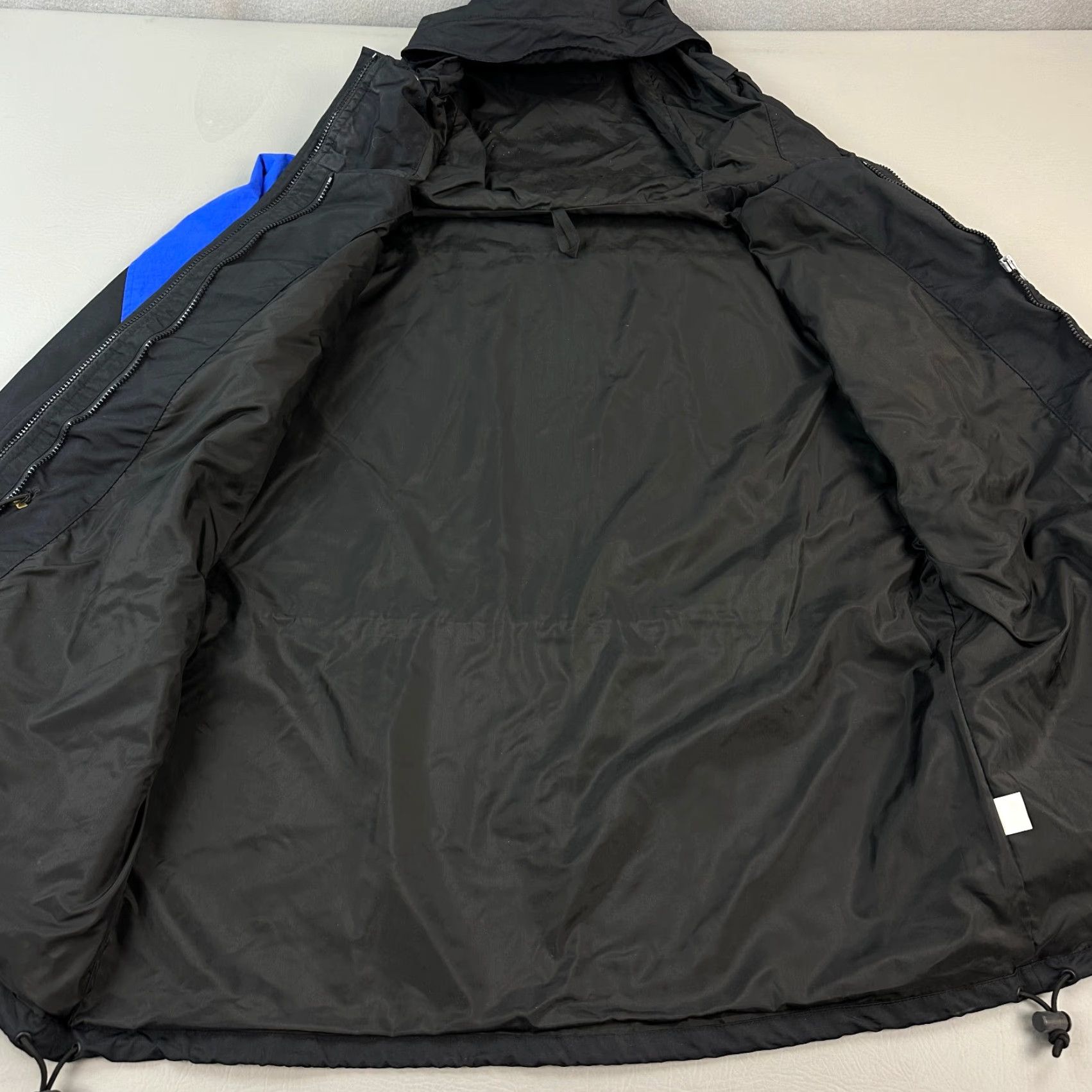 J.Crew Vintage J.Crew Sport Jacket Mens XL Black Full Zip Hooded Windbreaker Oarsman Size US XL / EU 56 / 4 - 5 Thumbnail