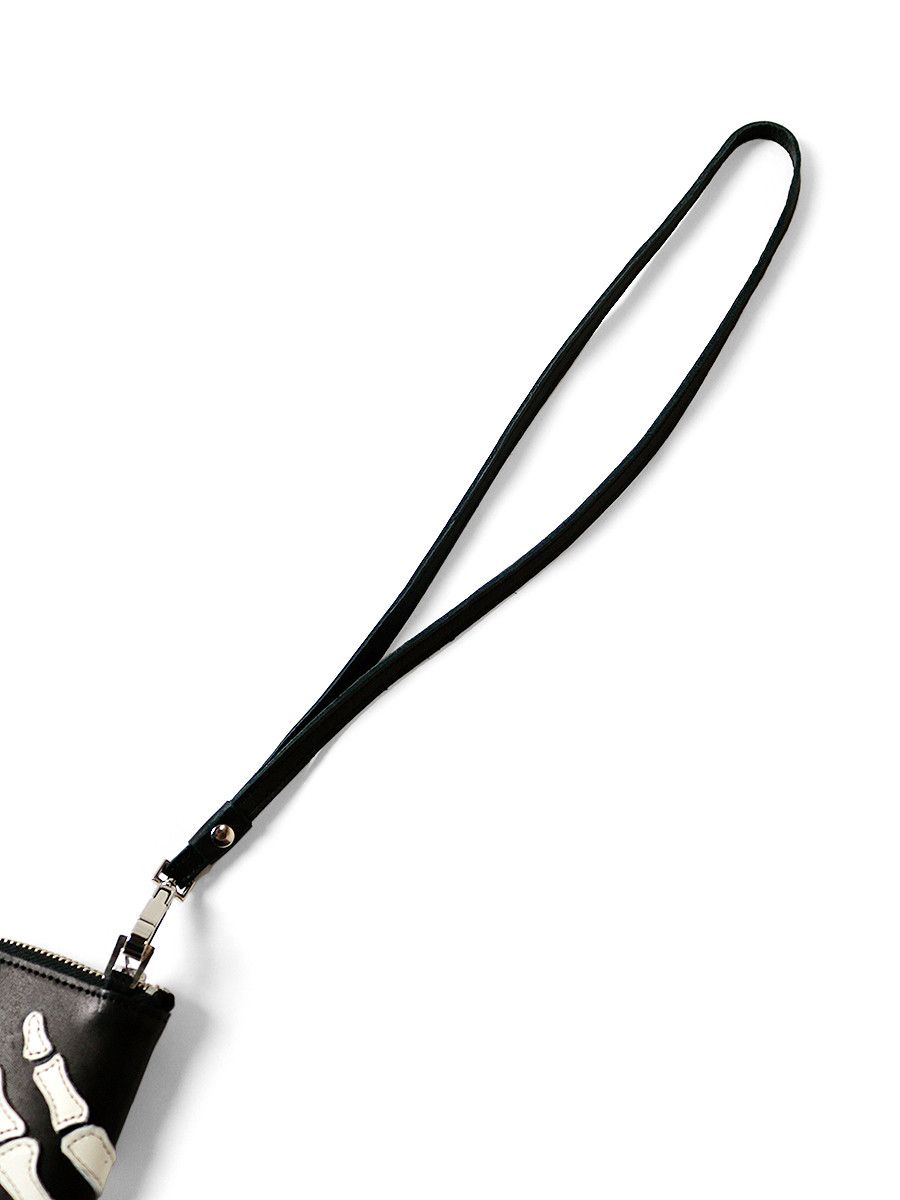 Kapital Kapital Leather THUMBS UP BONE HAND ZIP Neck BAG Size ONE SIZE - 6 Thumbnail