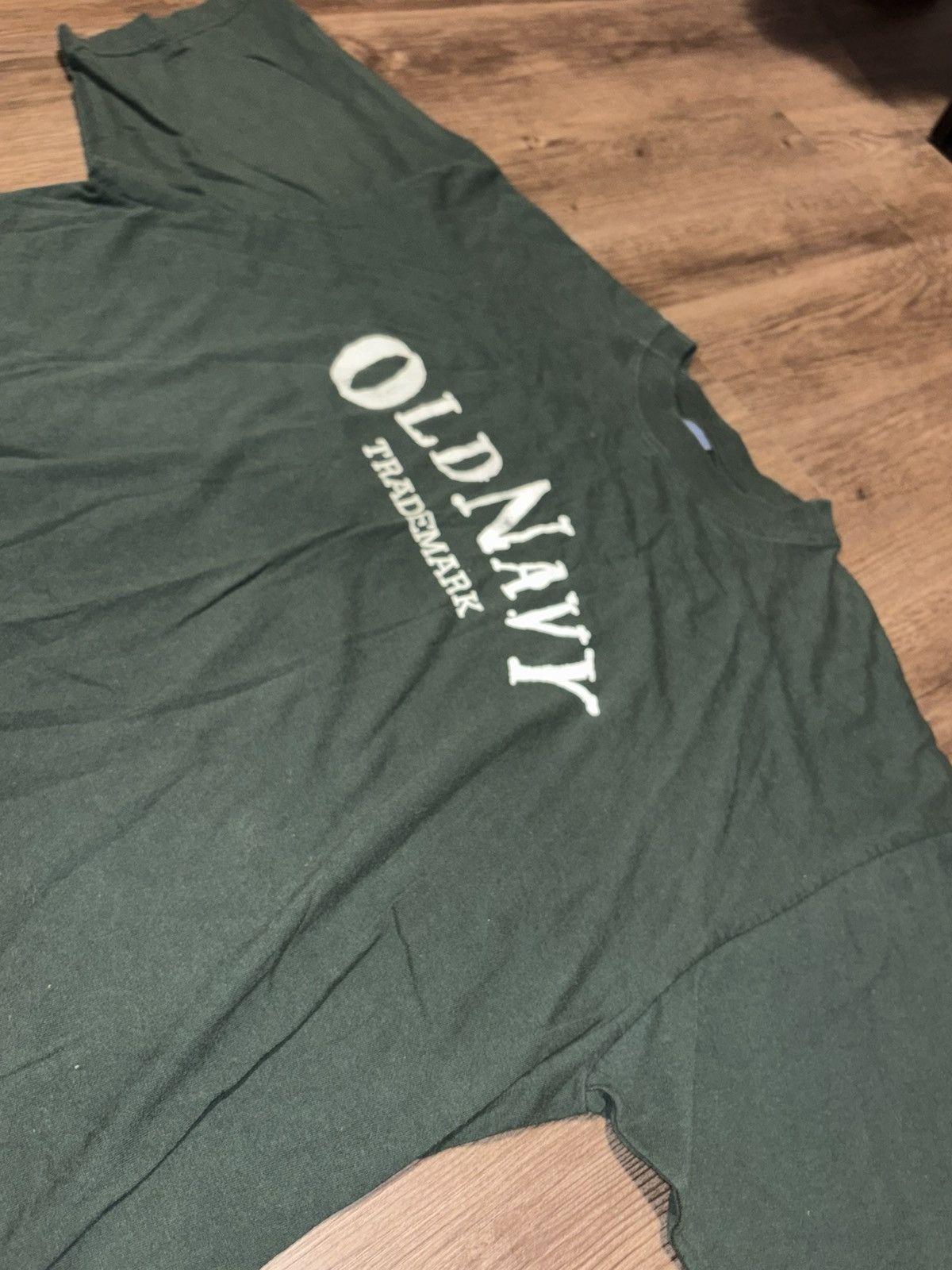 Old Navy Vintage Old Navy Trademark Green Tee Size US XXL / EU 58 / 5 - 2 Thumbnail