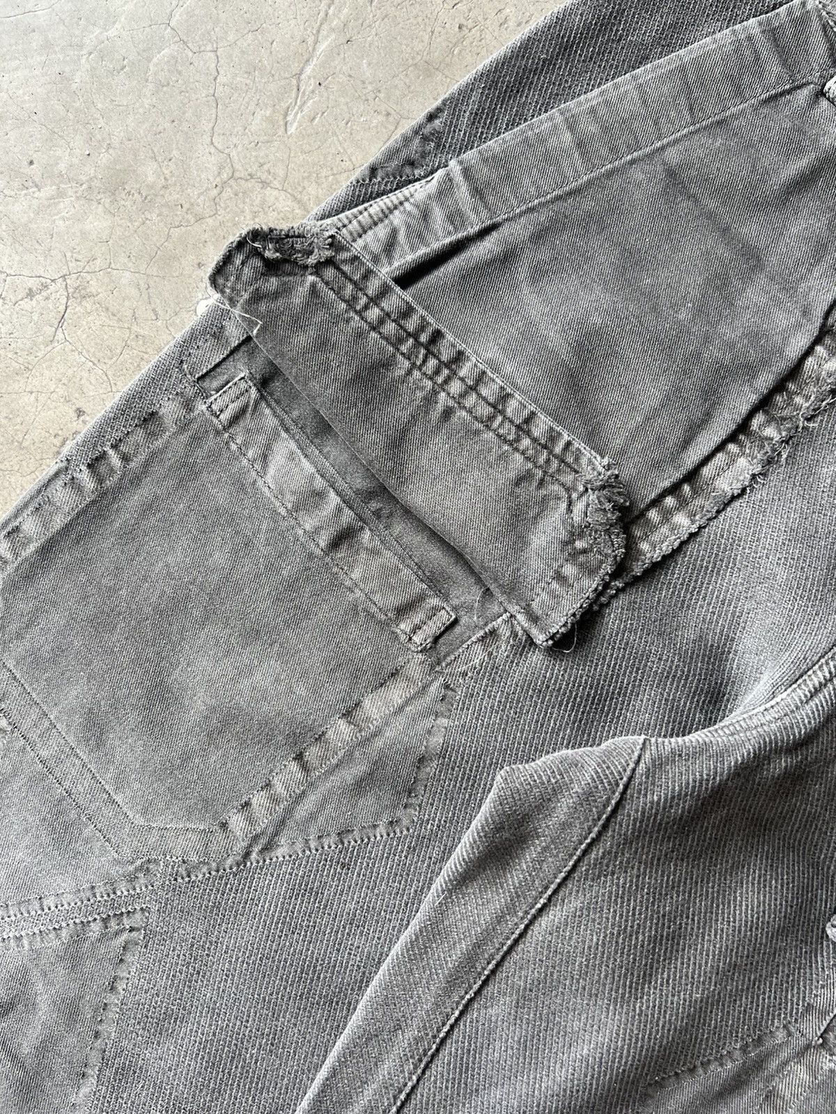 Issey Miyake Issey Miyake 2008 A-POC Inside Jacquard Front Pocket Jeans Size US 34 / EU 50 - 7 Thumbnail