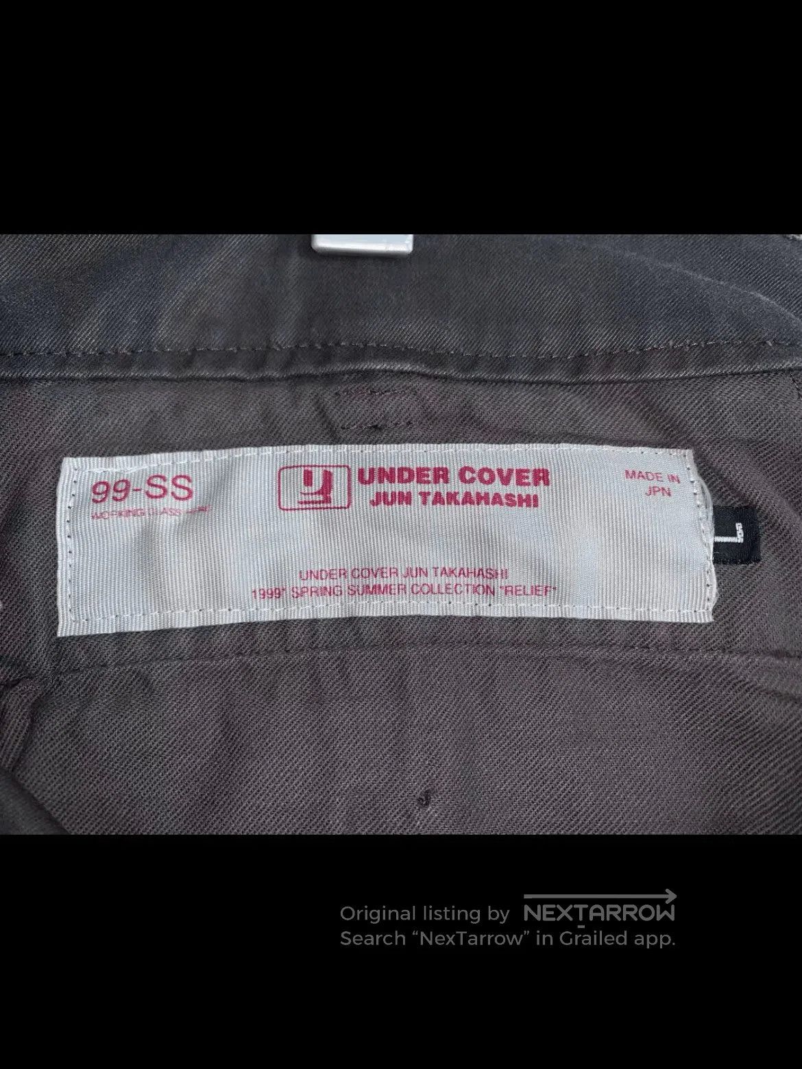 Undercover Sz L Undercover 99SS Relief Vintage Wash Cargo. Size US 32 / EU 48 - 3 Thumbnail