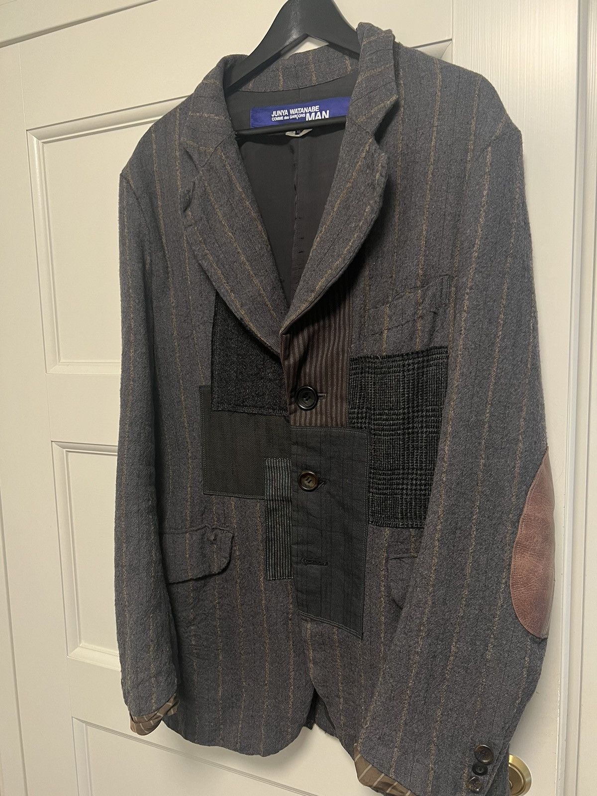 ジャケット・アウター junya watanabe man 24aw tweed blazer Junya Watanabe MAN Formal Blazer | Grey | FARFETCH ID