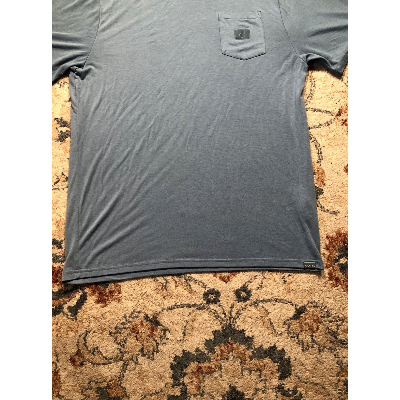 Vintage AVID T Shirt Mens XL Blue Logo Fishing Outdoors Size US XL / EU 56 / 4 - 5 Thumbnail