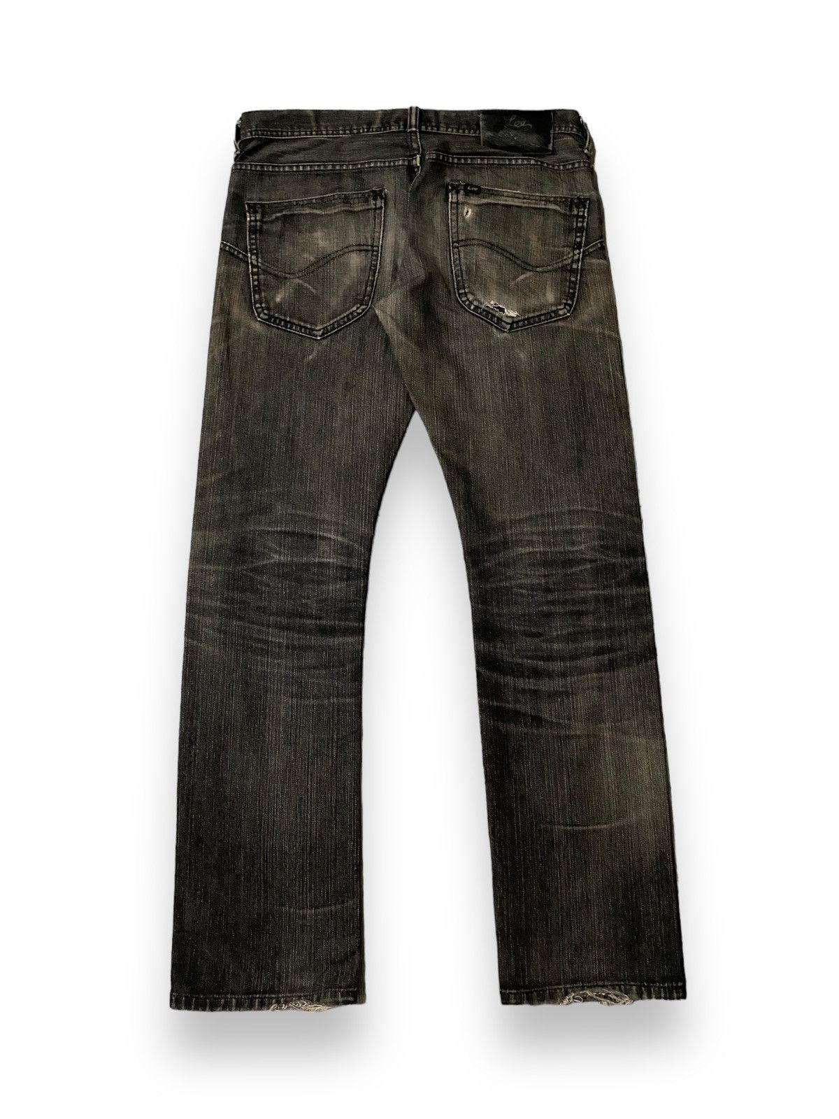 Japanese Brand Vintage Lee Riders Classic Retro Ripped Jeans Denim Size US 36 / EU 52 - 8 Thumbnail