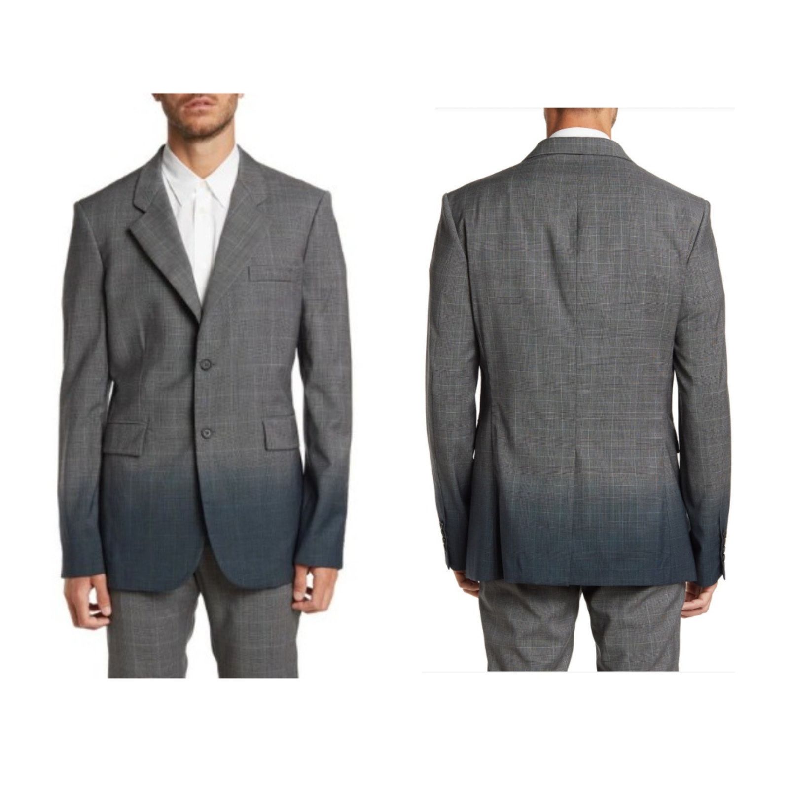 Stella McCartney NEW Stella McCartney Bruno Wool Two Button Plaid Blazer 40R Size 40R - 1 Thumbnail