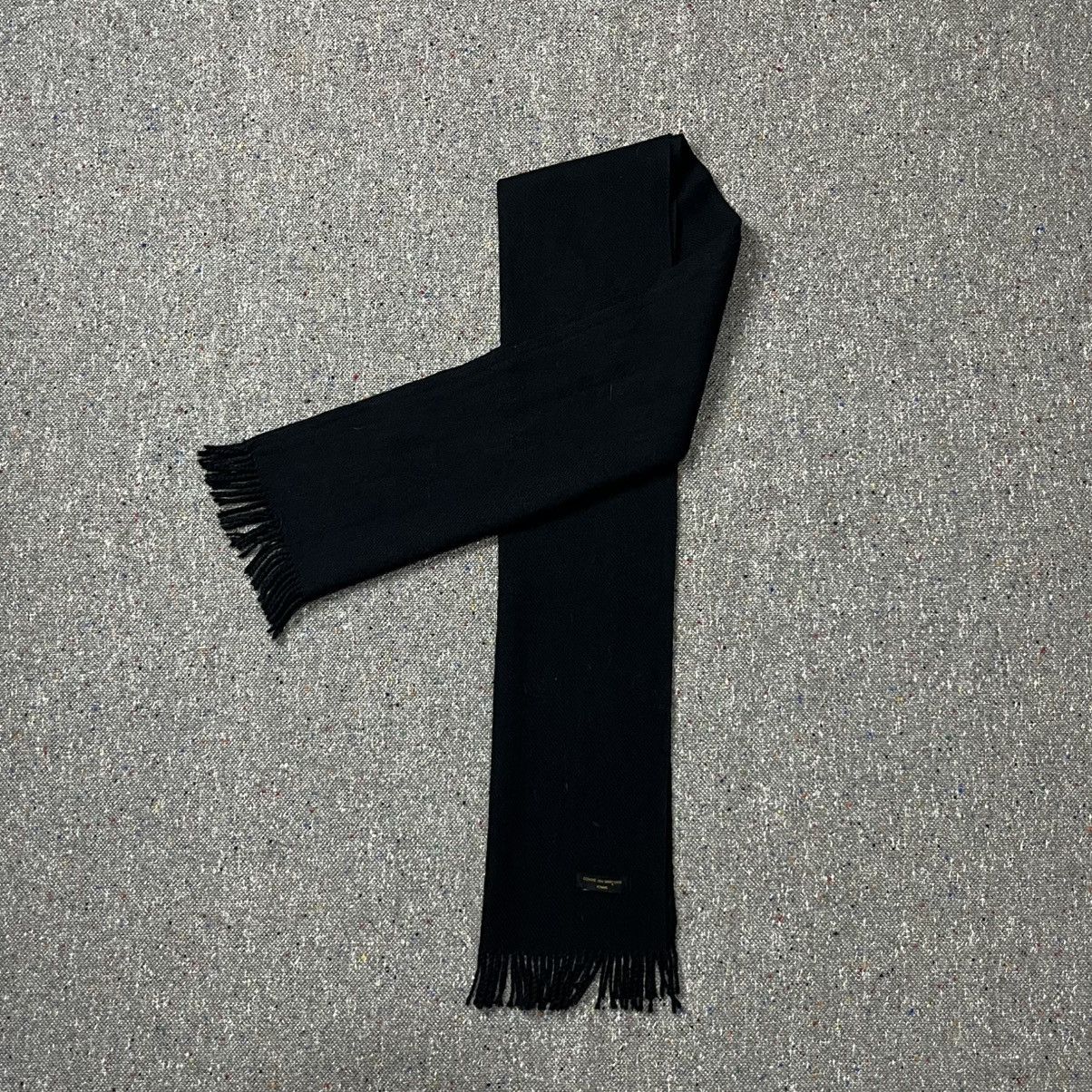 Comme des Garcons Homme Vintage Comme des Garçons Homme black wool scarf Size ONE SIZE - 7 Thumbnail