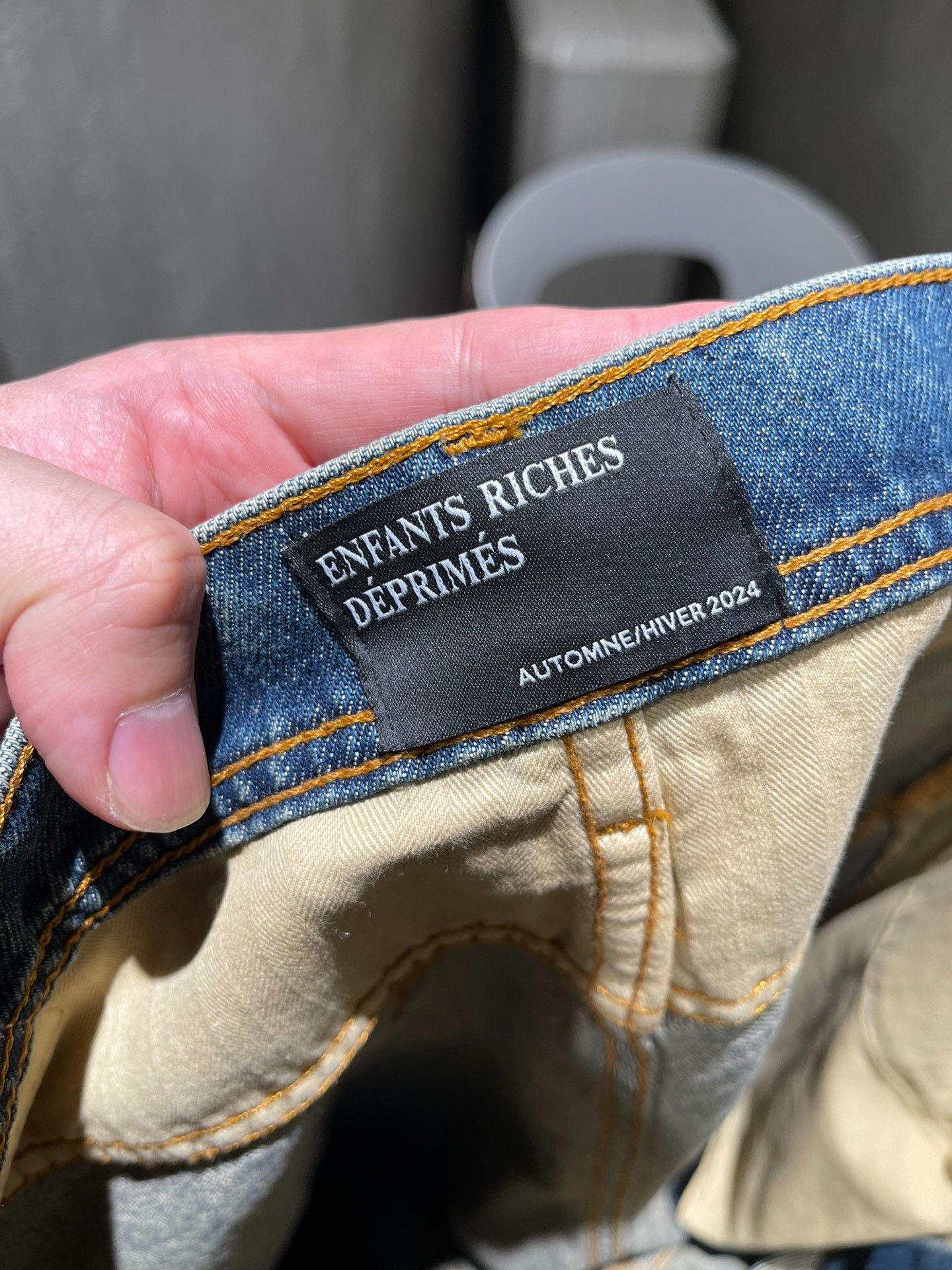 Enfants Riches Deprimes Enfants Riches Deprimes 24 FW New Burnt Mud Patched Washed Size US 32 / EU 48 - 5 Thumbnail