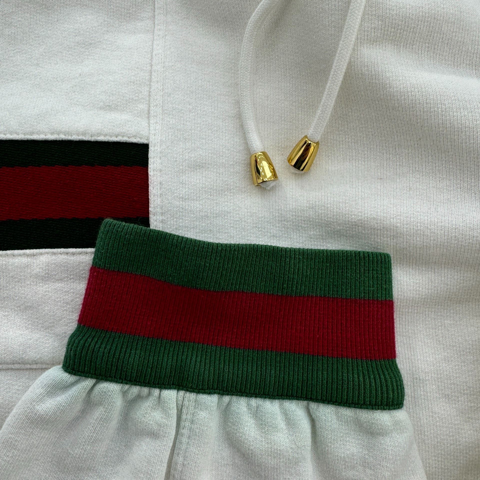 Gucci Gucci Gucci double G white logo red and green school unifor Size US 26 / EU 42 - 7 Thumbnail
