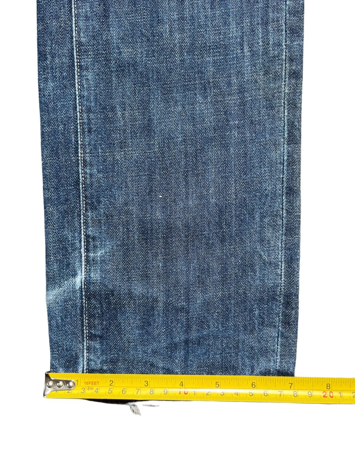 Levi's Vintage Levi’s Capital E Navy Washed Slim Straight Fit Jeans Size US 30 / EU 46 - 19 Thumbnail
