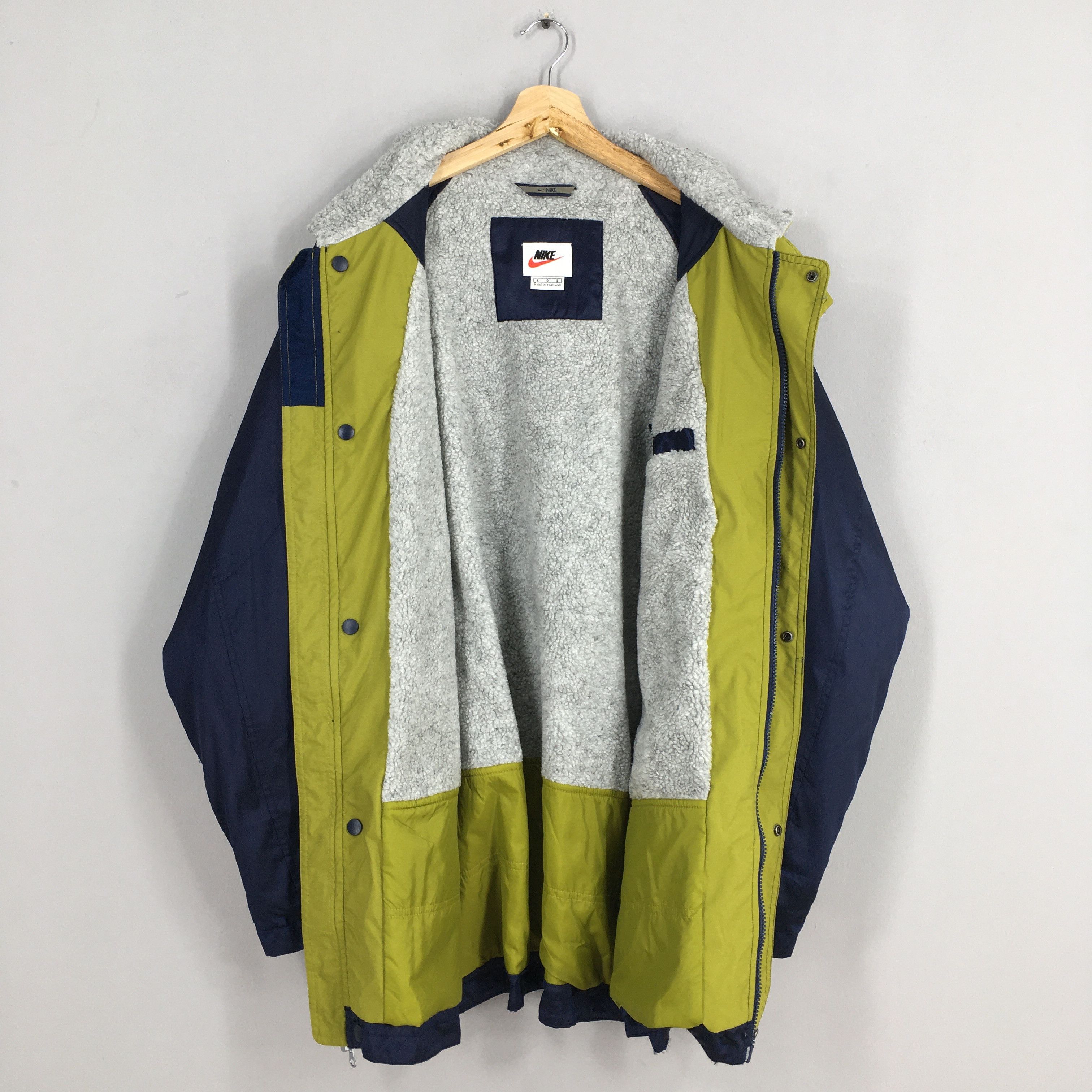 Nike Vintage 90's Nike Swoosh Blue Jacket Large Size US L / EU 52-54 / 3 - 5 Thumbnail