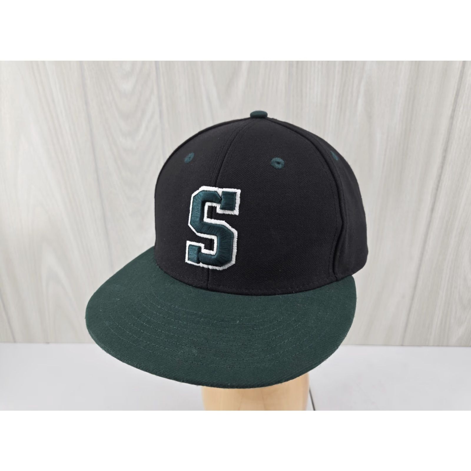 Vintage Shelton State Bucs Hat Cap Fitted 7 3/8 Tuscaloosa Alabama College Baseball Cap Mens Black Richardson Size ONE SIZE - 2 Thumbnail