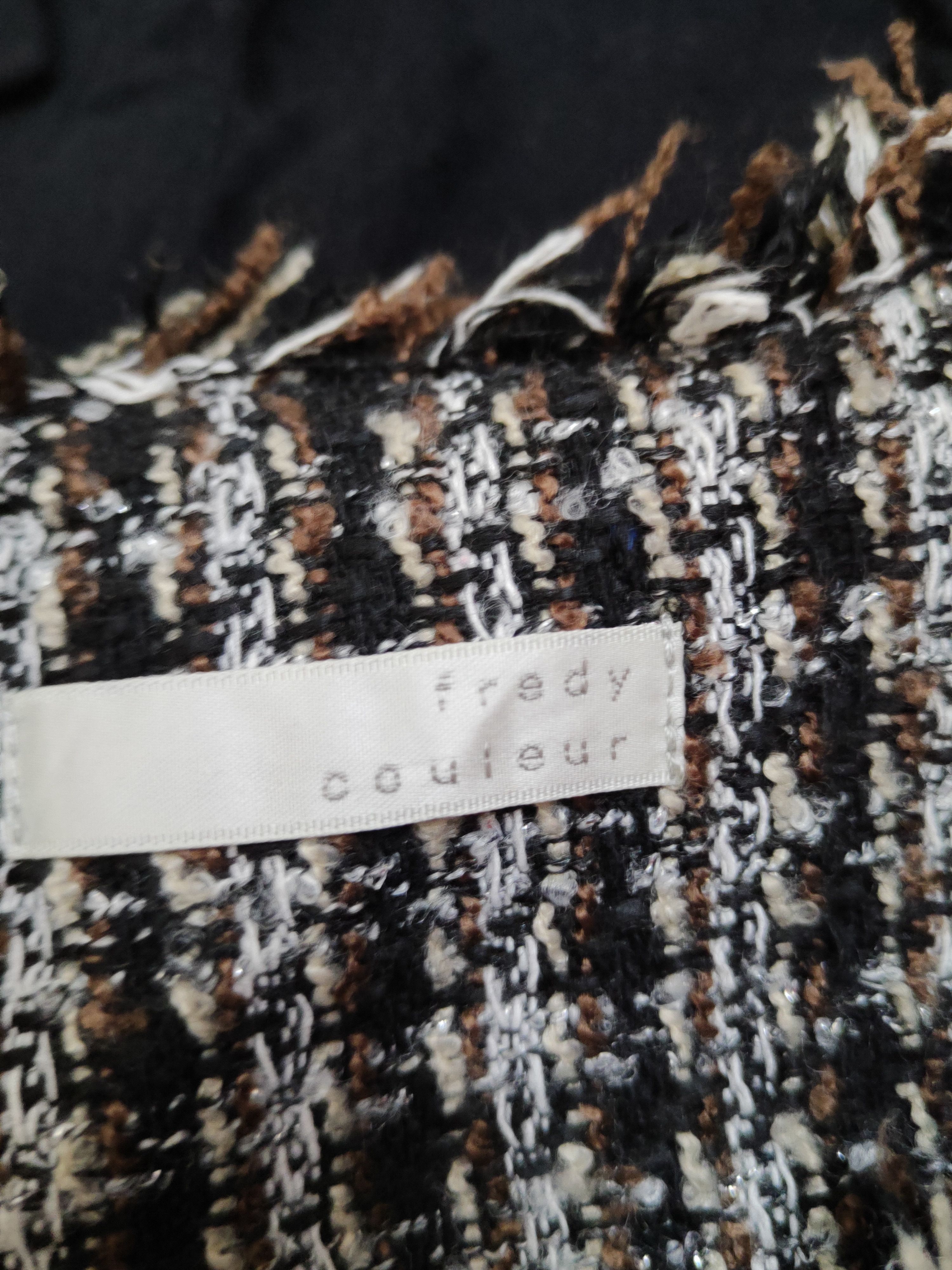 Homespun Knitwear × Japanese Brand Retro Fredy Couleur Black Brown Knitwear Vests Size M / US 6-8 / IT 42-44 - 12 Thumbnail