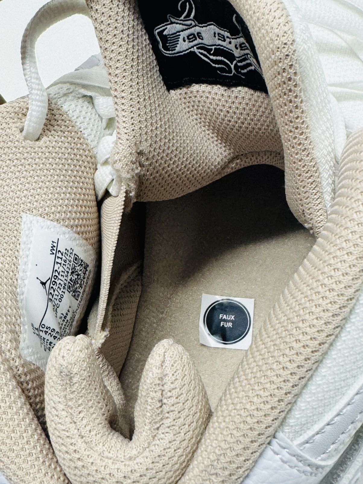 Jordan Brand Air Jordan 6 Rings White/Black-Fossil Stone Size US 11 / EU 44 - 7 Thumbnail