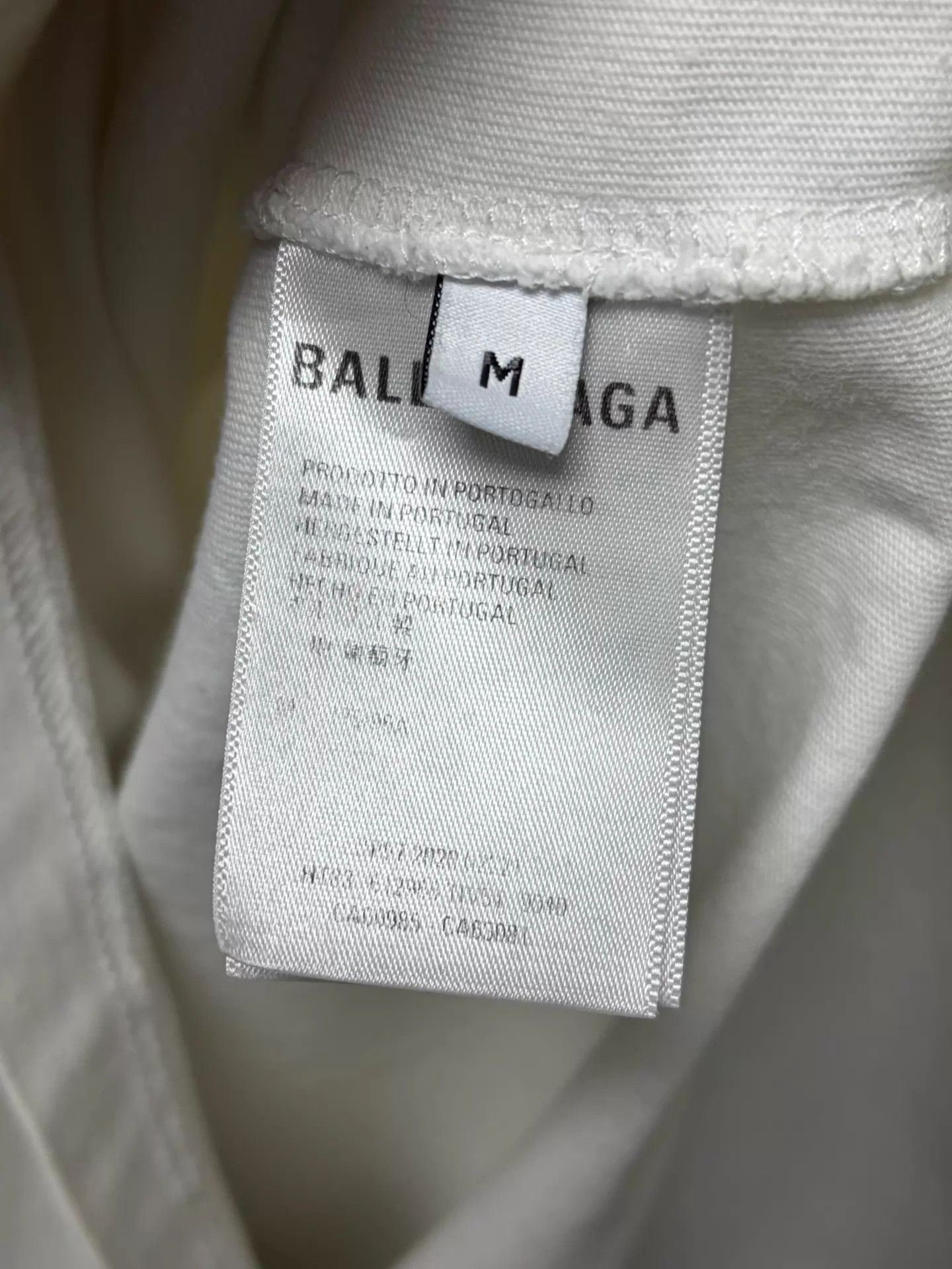 Balenciaga Balenciaga White Short-Sleeve T-shirt M Size US M / EU 48-50 / 2 - 4 Thumbnail
