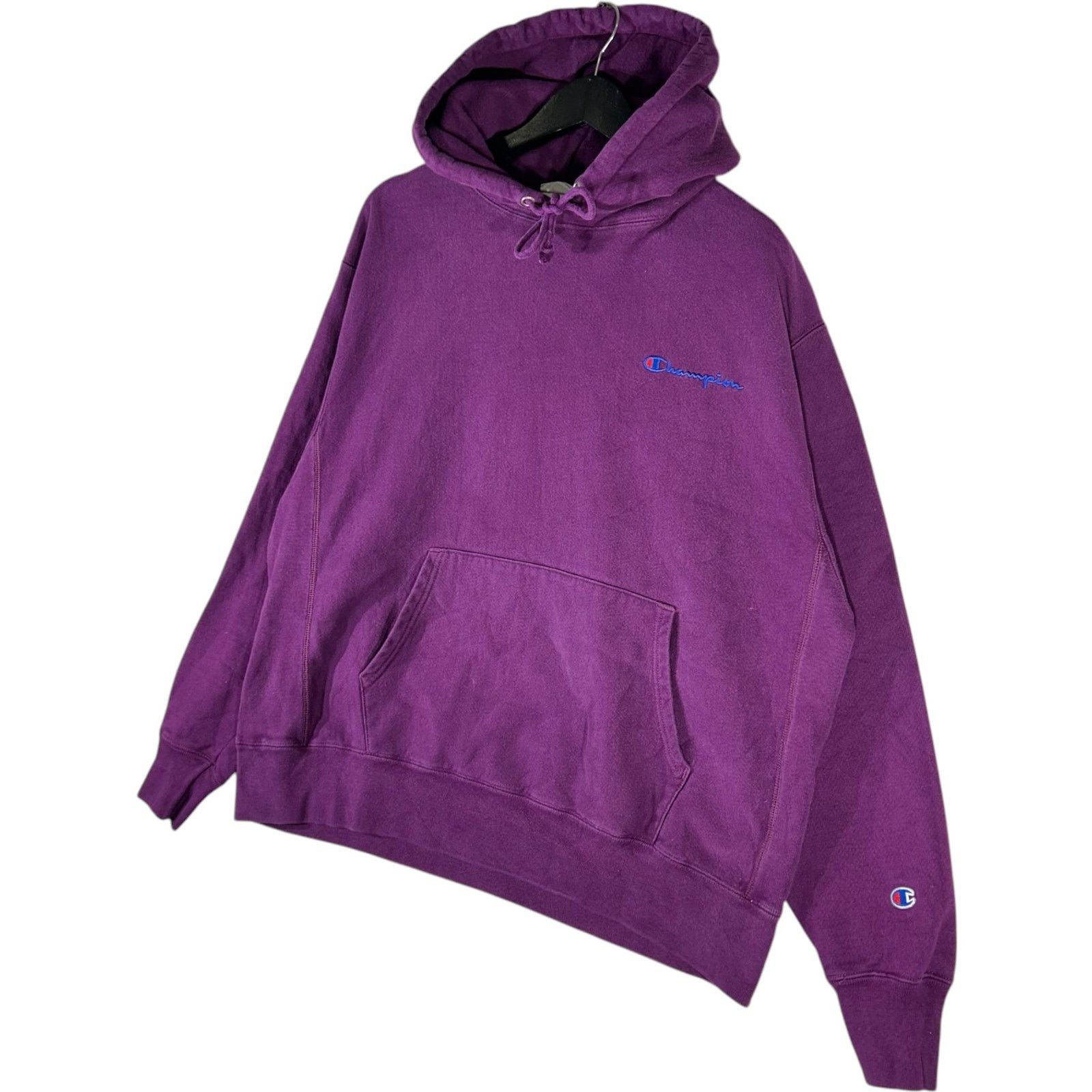 Champion Champion Mini Logo Spell Out Reverse Weave Hoodie Size US XL / EU 56 / 4 - 3 Thumbnail