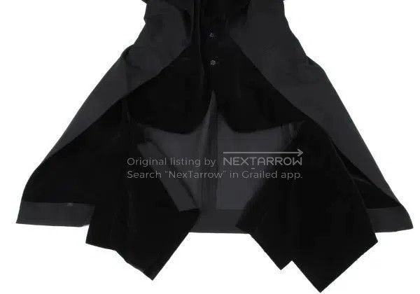 Comme des Garcons Comme Des Garcons Black vintage velvet patched top Size S / US 4 / IT 40 - 6 Thumbnail