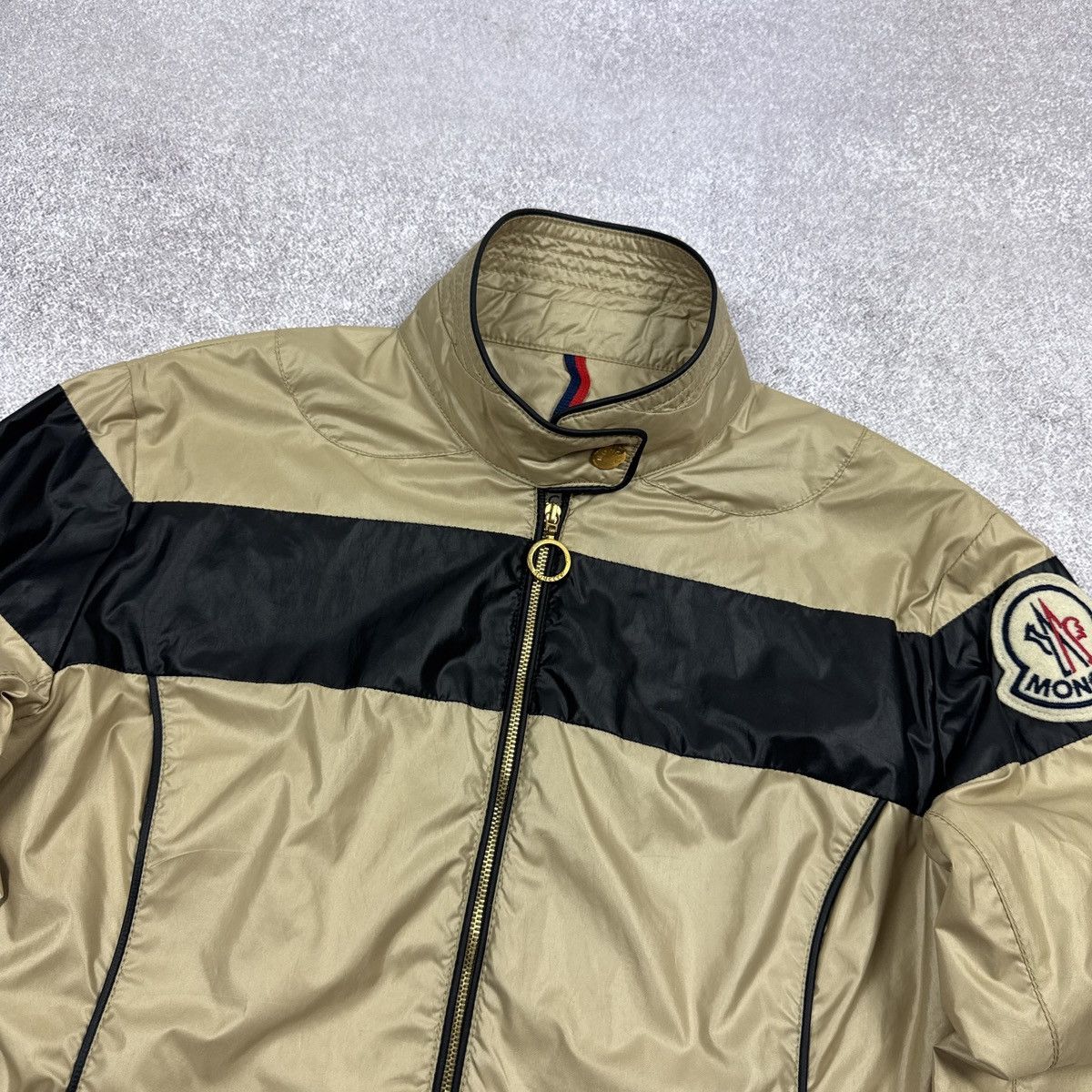 Moncler Women`s Moncler Big Logo Gold Polyester Light Jacket Size 1 Size S / US 4 / IT 40 - 9 Thumbnail