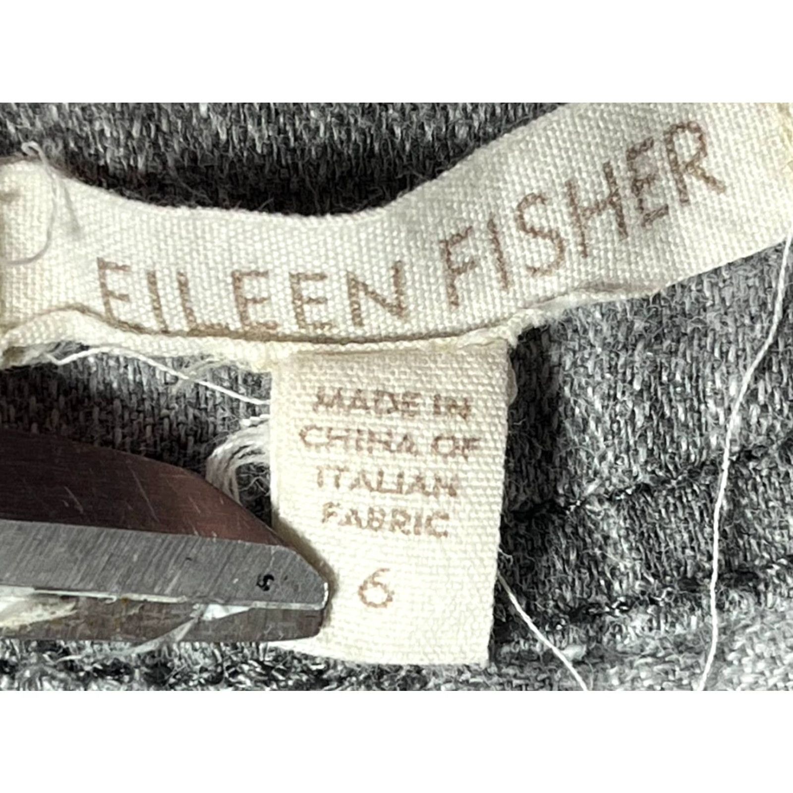 Eileen Fisher Eileen Fisher Womens Pants Capri Cargo Linen Bottoms Size 6 Gray See Pics Size 28" / US 6 / IT 42 - 7 Thumbnail