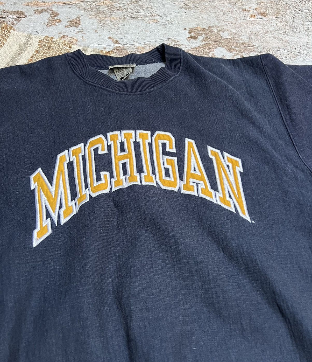 Vintage Steve and Barry’s Michigan vintage sweatshirt Size US XL / EU 56 / 4 - 4 Thumbnail