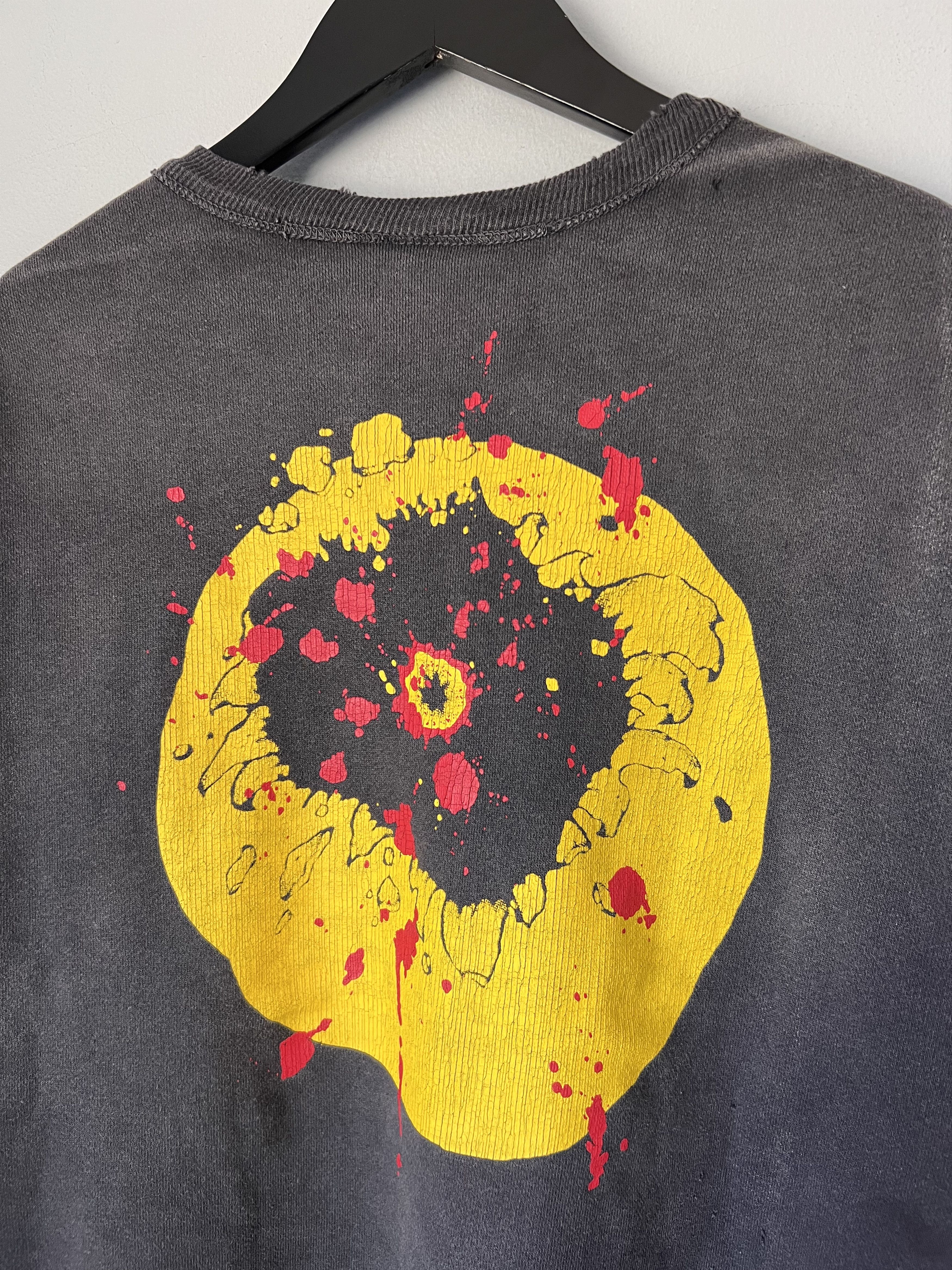Cactus Plant Flea Market × Saint Michael CPFM Saint Michael Smile Crewneck Sweatshirt in Black Size US L / EU 52-54 / 3 - 6 Thumbnail