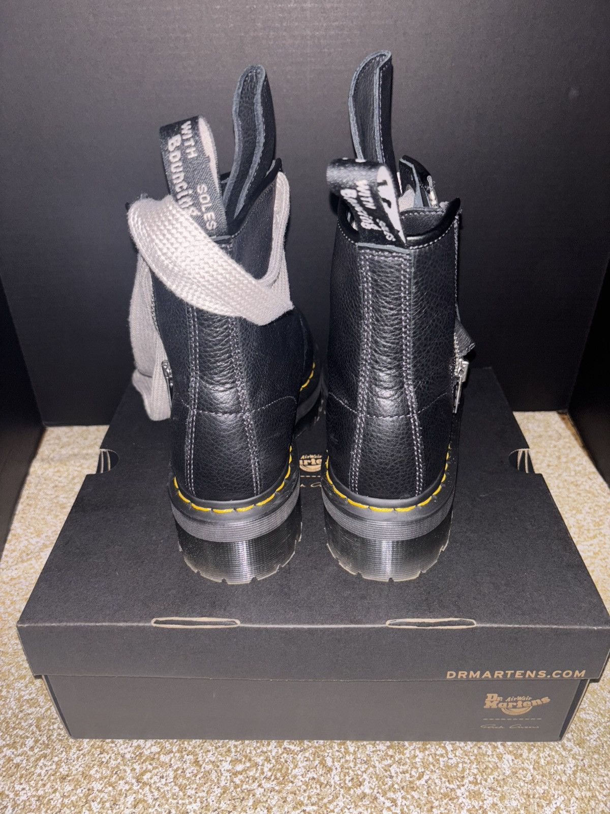 Dr. Martens × Rick Owens Dr. Marten x Rick Owens 1460 quad platforms Size US 9 / IT 39 - 6 Thumbnail