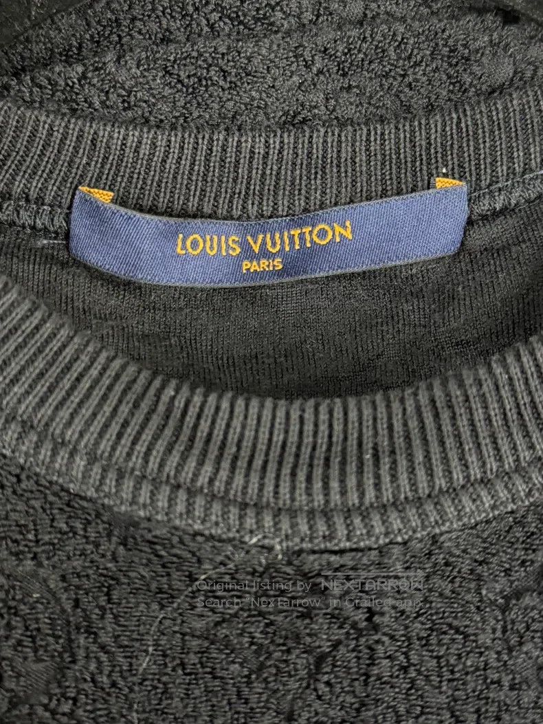 Louis Vuitton Louis Vuitton Black embossed presbyopic towel material sho Size US M / EU 48-50 / 2 - 4 Thumbnail