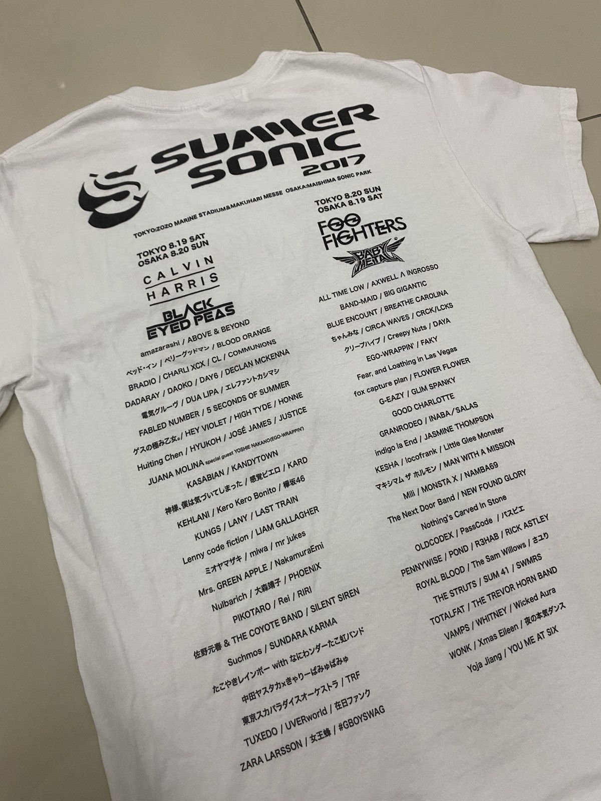 Band Tees × Japanese Brand × Vintage Summer sonic Size US XS / EU 42 / 0 - 3 Thumbnail