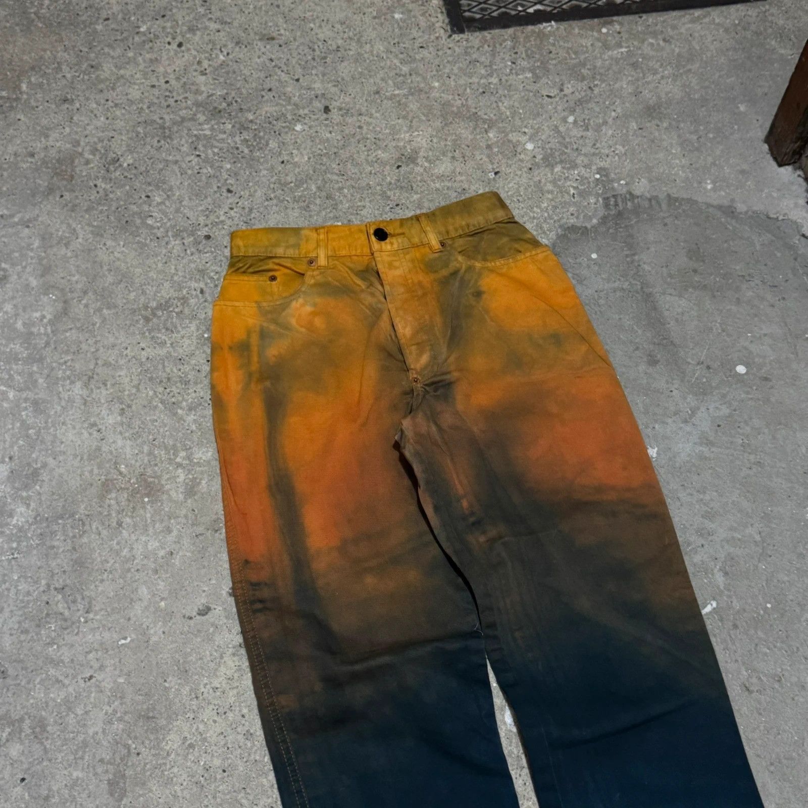 Jean Paul Gaultier Vintage Jean Paul Gaultier gradient dye pants Size 24" / US 00 / IT 34 - 2 Thumbnail