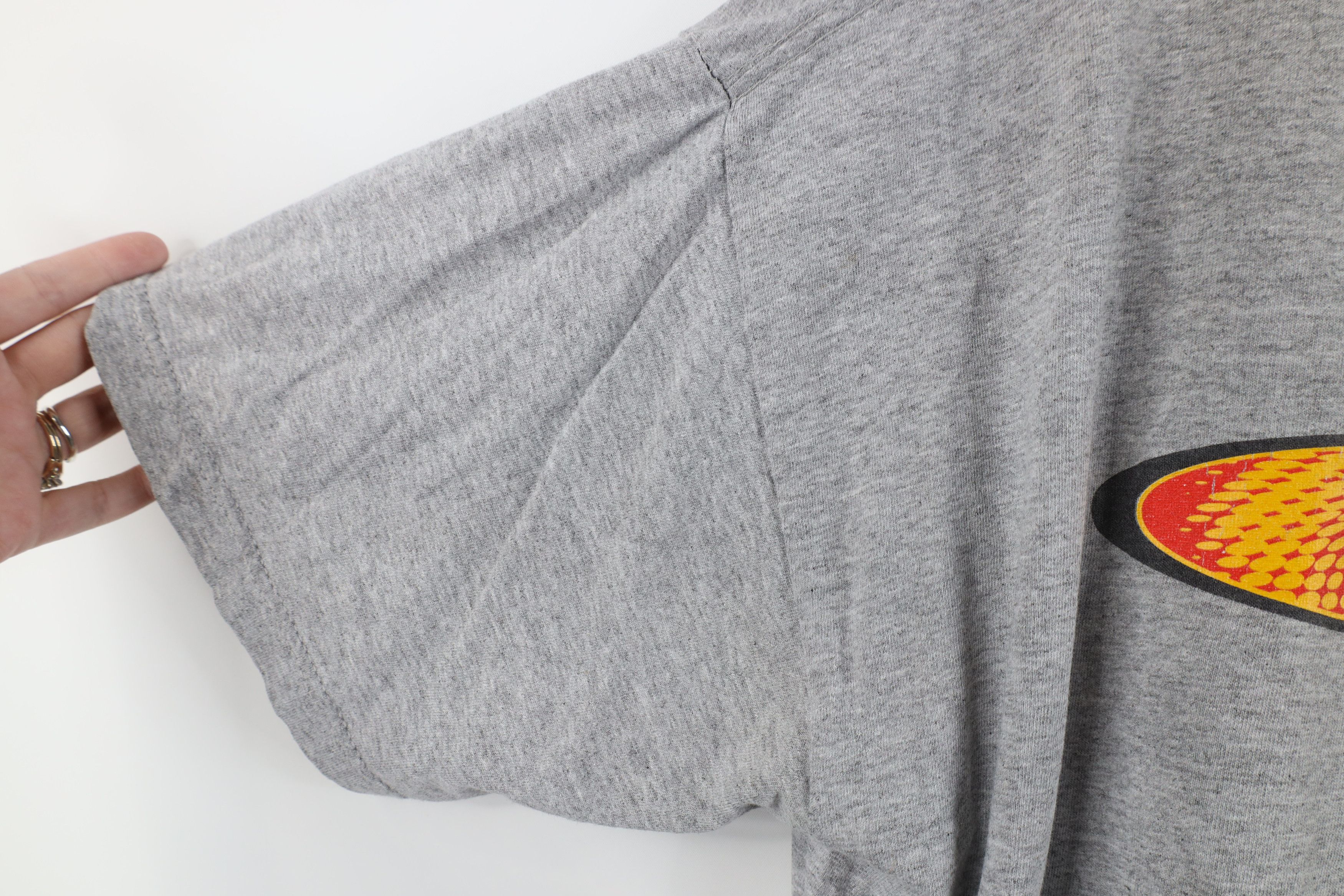 Adidas Vintage 90s Adidas Spell Out Center Logo T-Shirt Gray USA Size US L / EU 52-54 / 3 - 9 Thumbnail