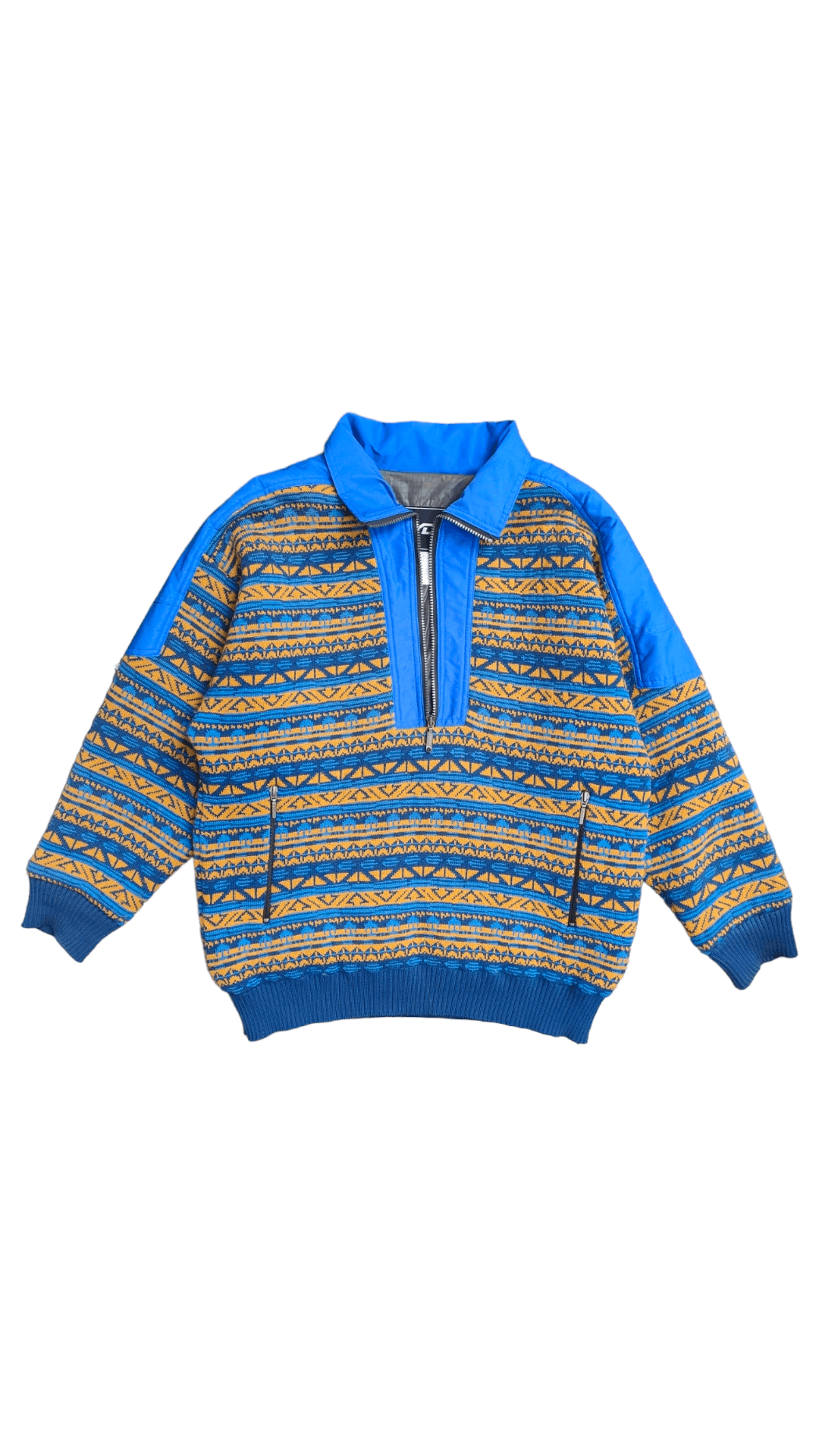 Spyder Vintage Spyder Wool Jacket Quarter Zip Size US L / EU 52-54 / 3 - 1 Thumbnail